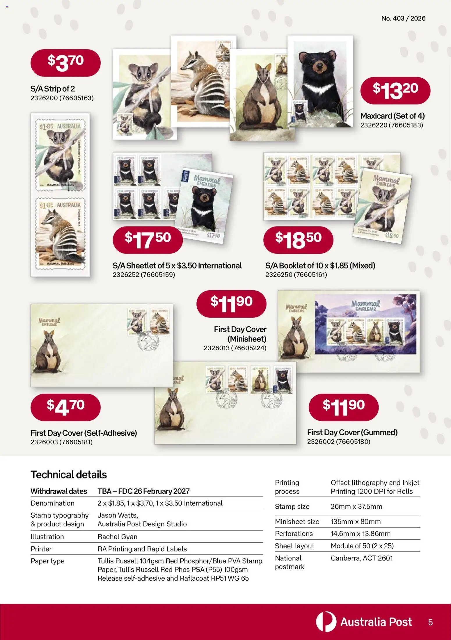 Australia Post catalogue