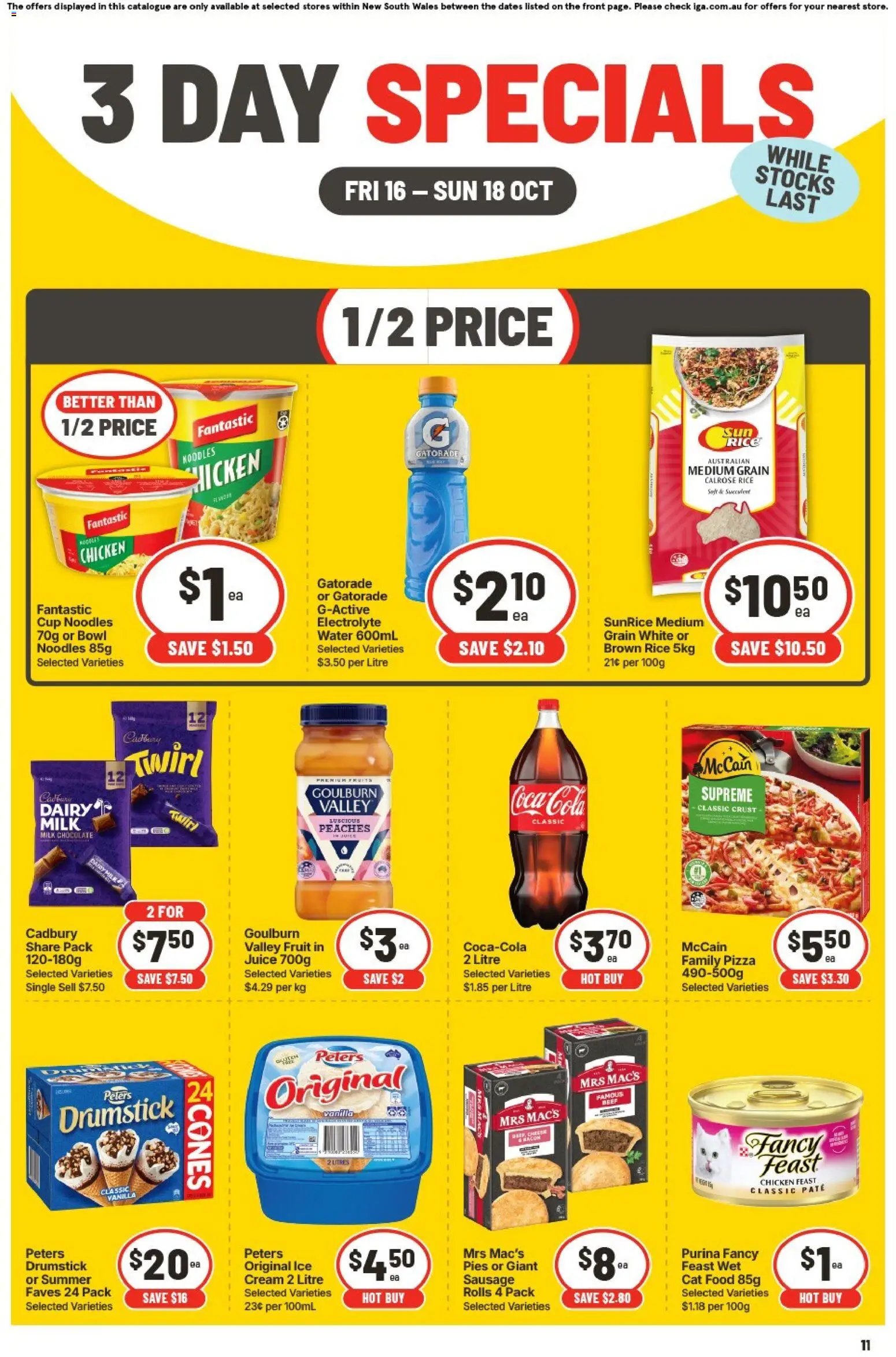 IGA 3 Day Specials ACT