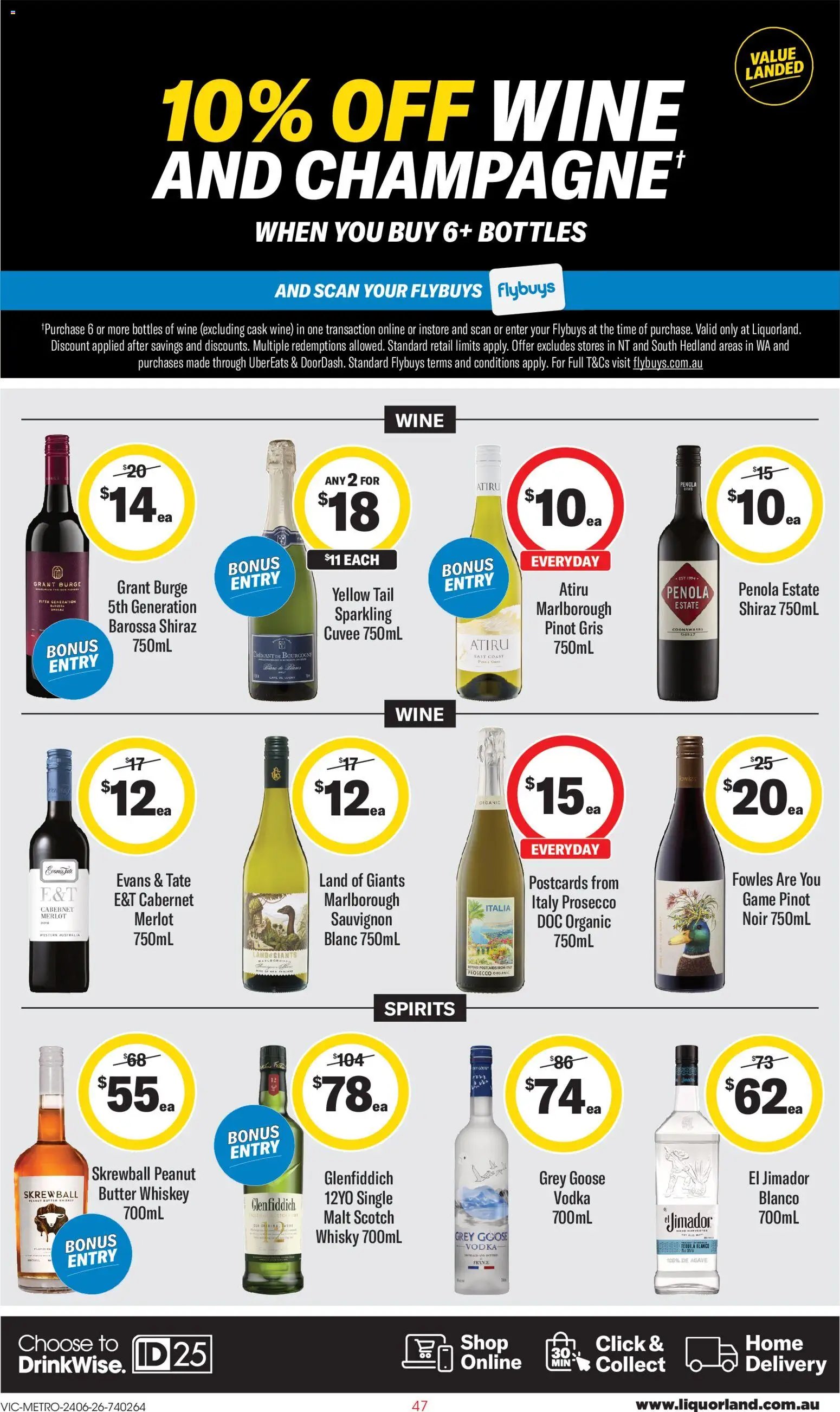 Liquorland catalogue