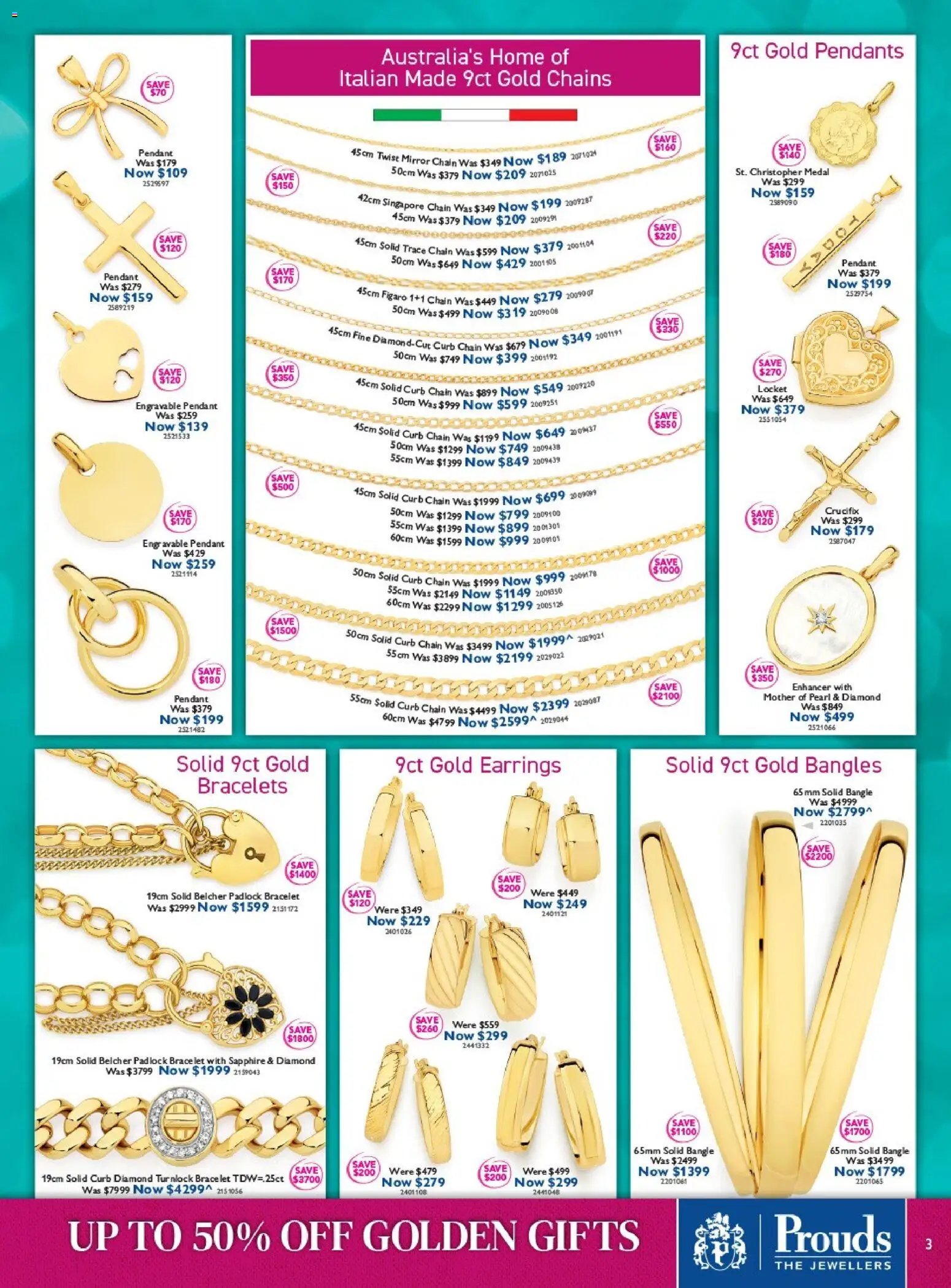 Prouds The Jewellers catalogue