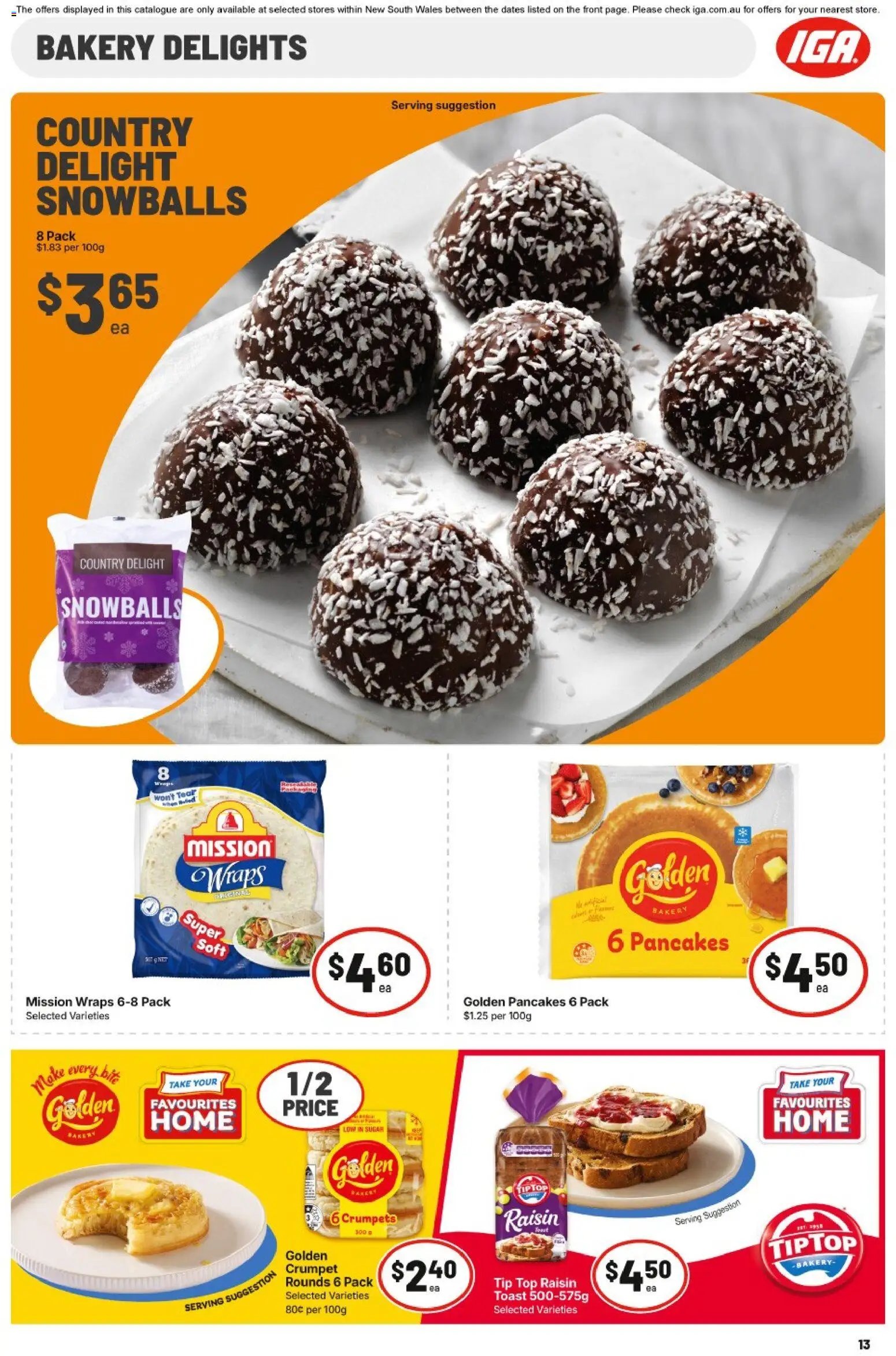 IGA catalogue NSW