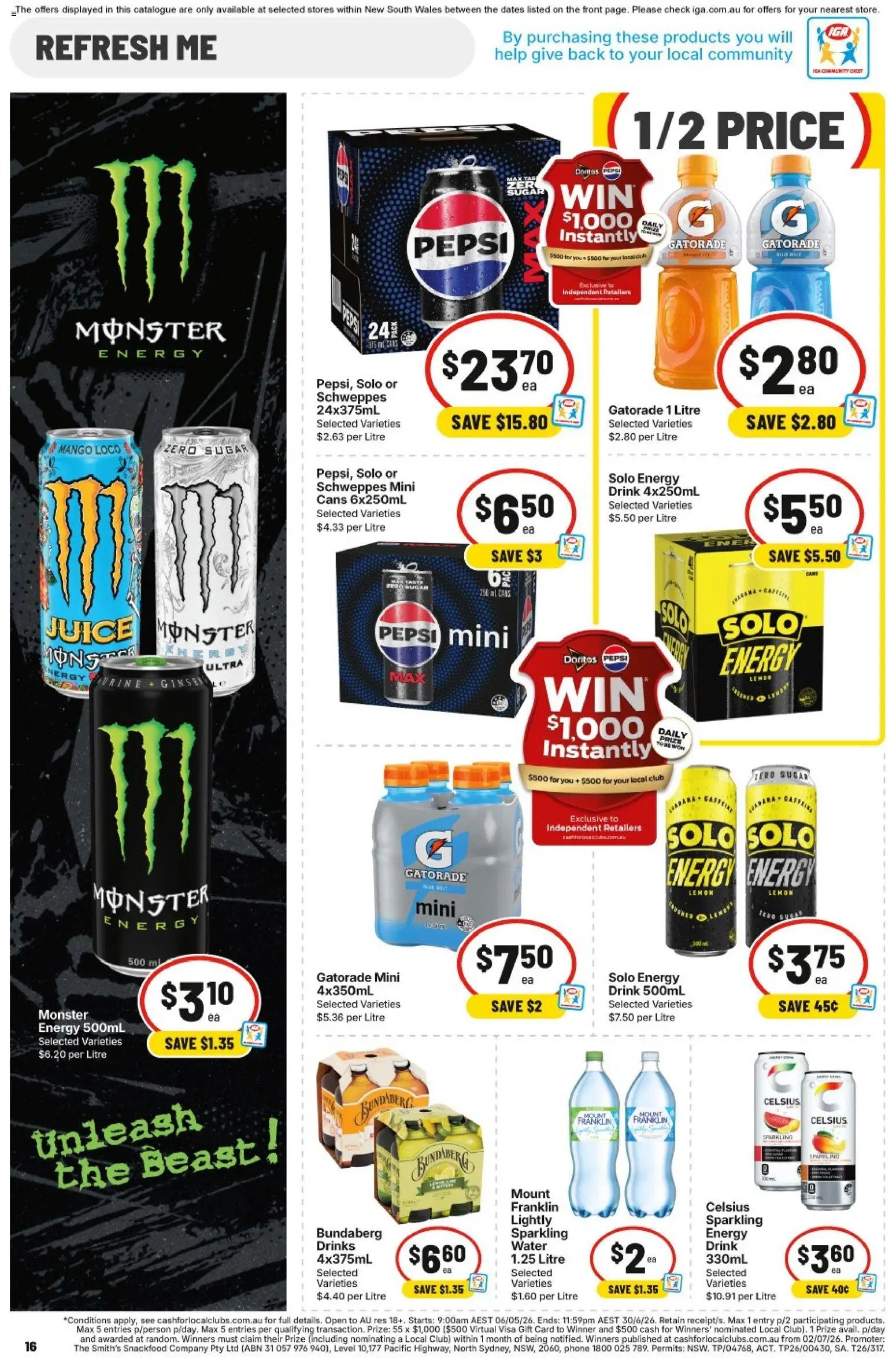 IGA catalogue NSW
