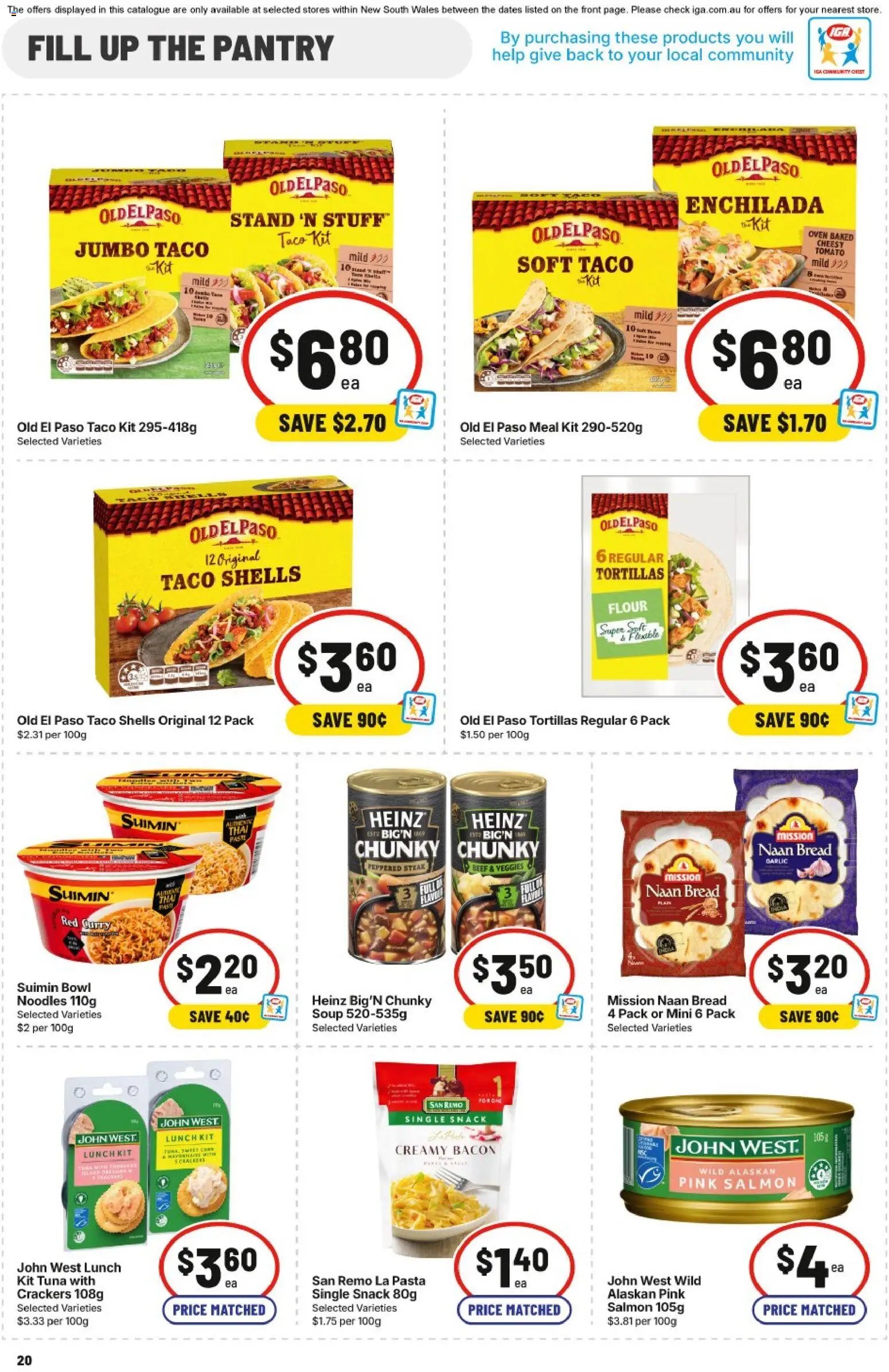 IGA catalogue NSW