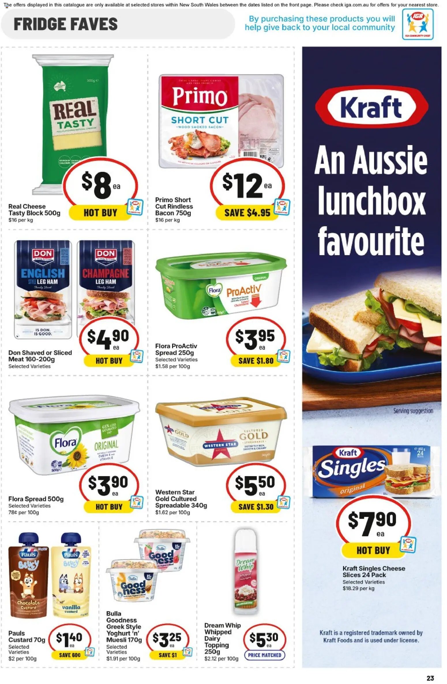 IGA catalogue NSW