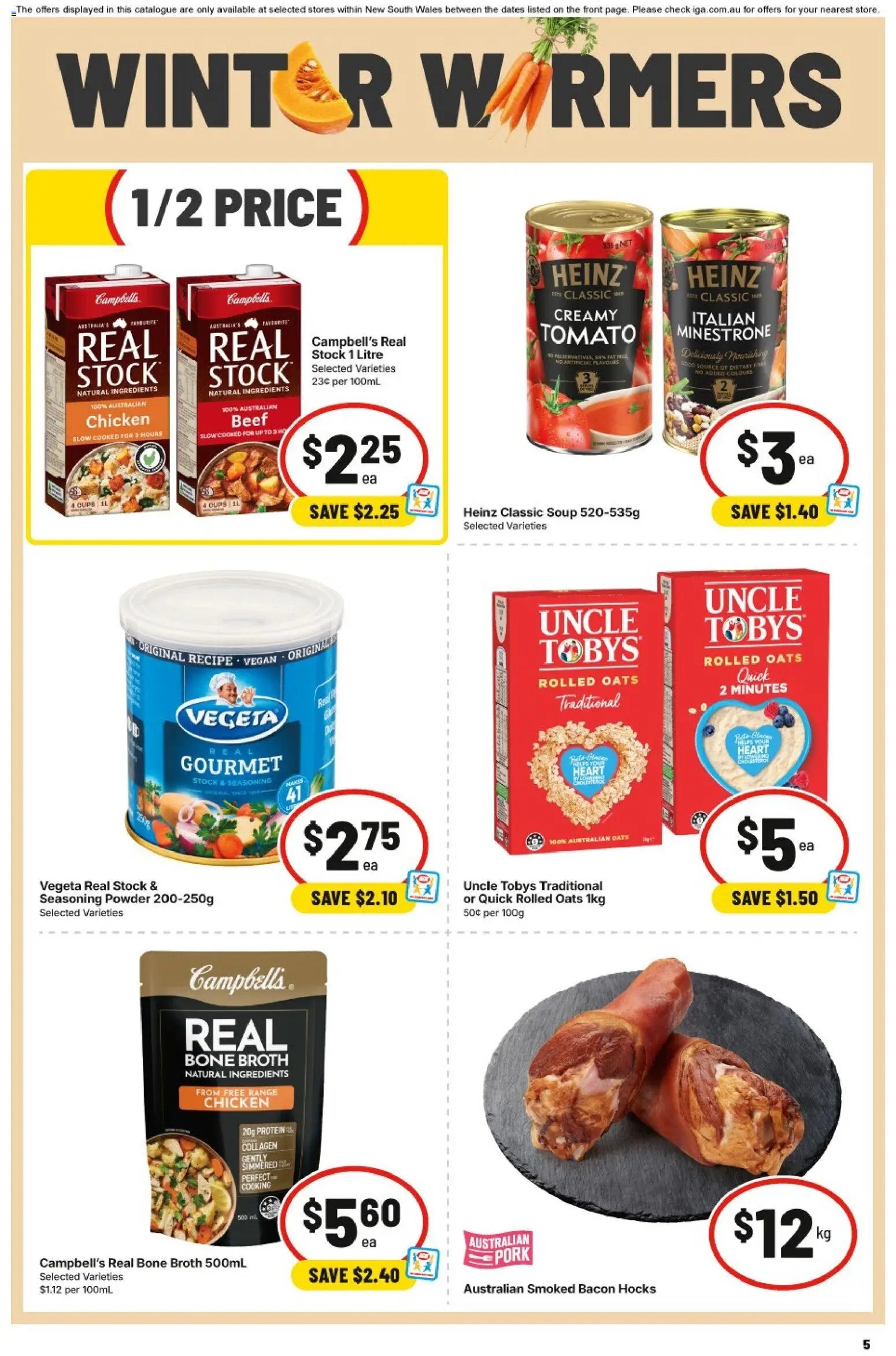 IGA catalogue NSW