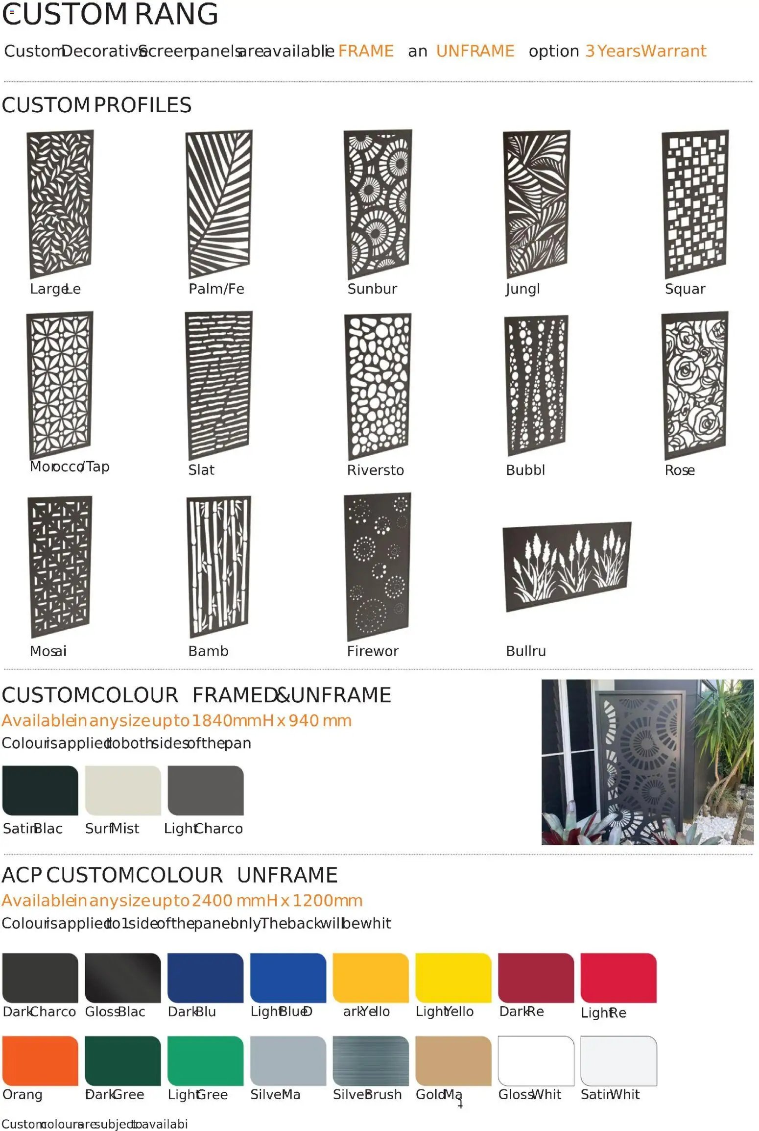 Bunnings Warehouse - ProtectorAl Deco Screens A4 SP Brochure (2025-10-31 - 2026-10-31) | 3