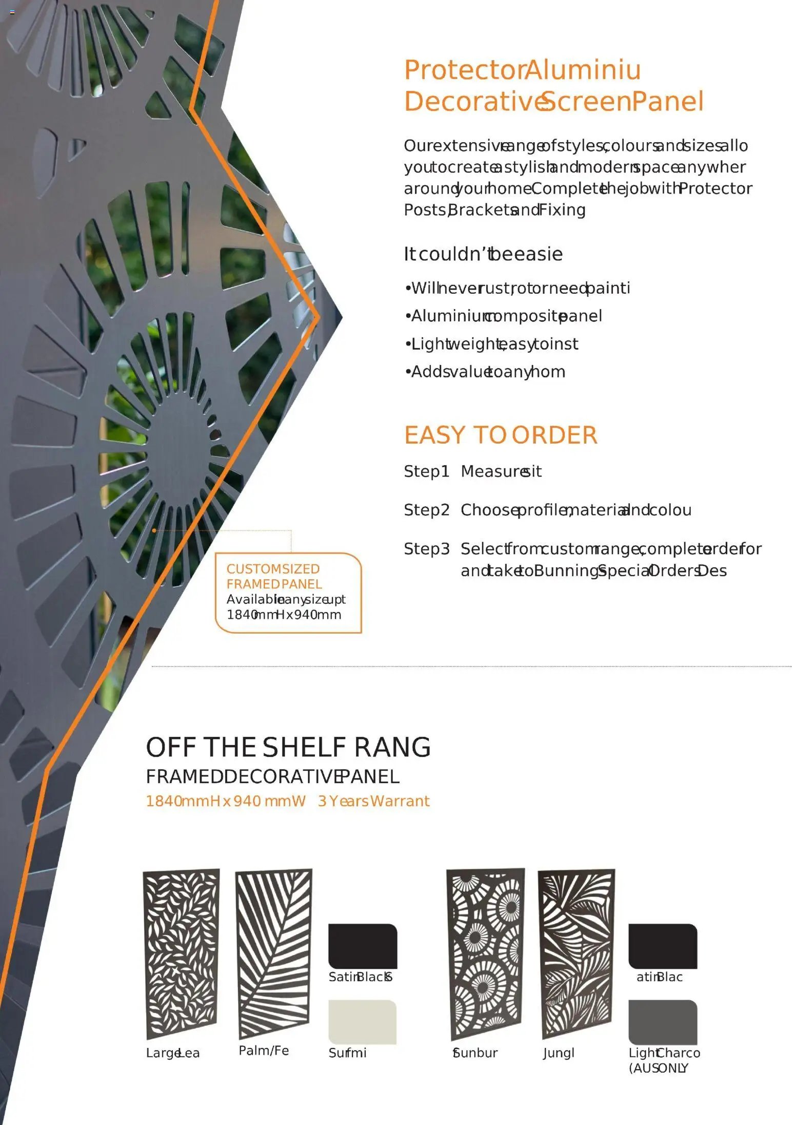 Bunnings Warehouse - ProtectorAl Deco Screens A4 SP Brochure (2025-10-31 - 2026-10-31) | 4
