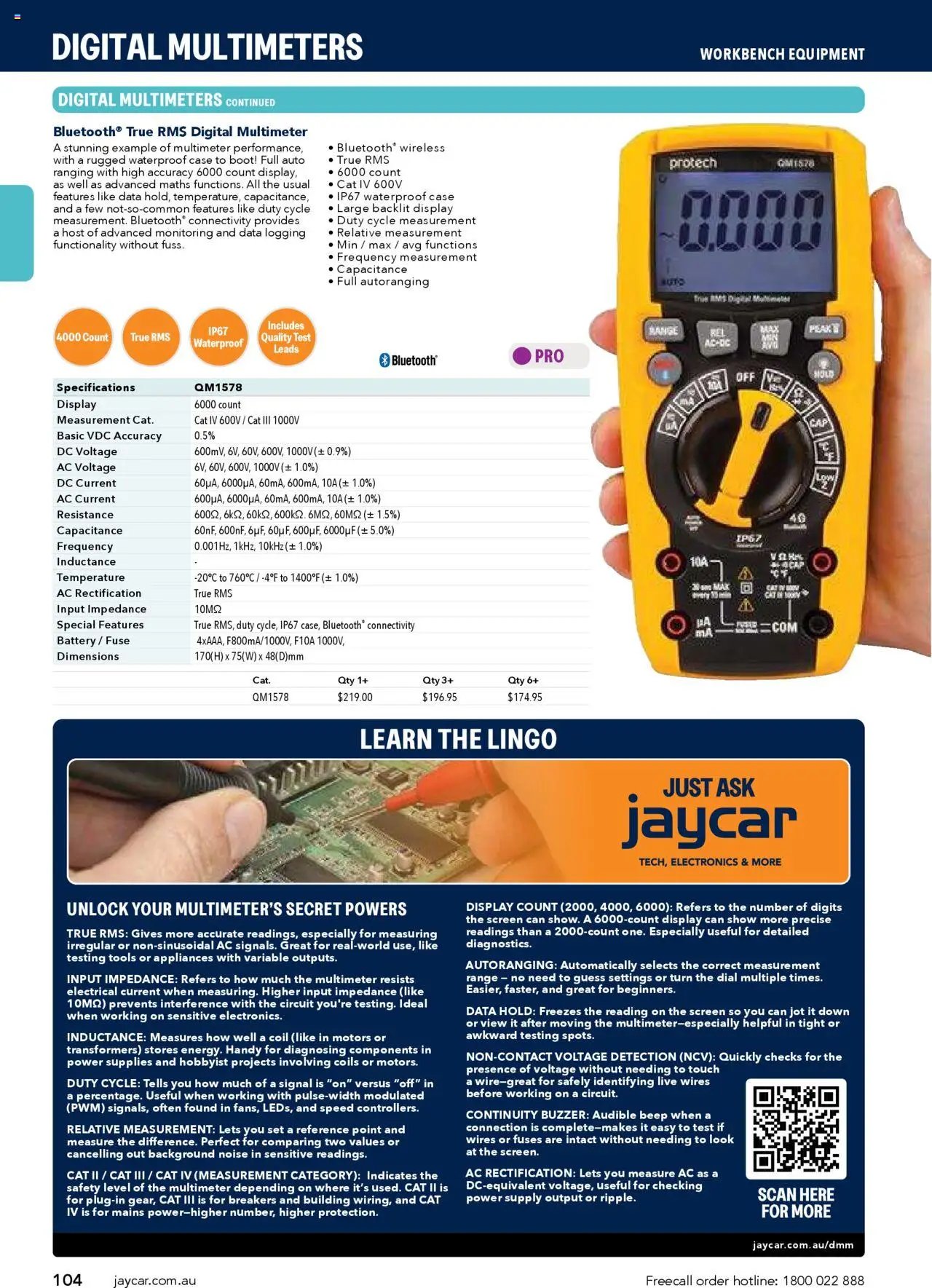 Jaycar Engineering & Scientific Catalogue 2025/2026  (2025-07-09 - 2026-07-09) | 104