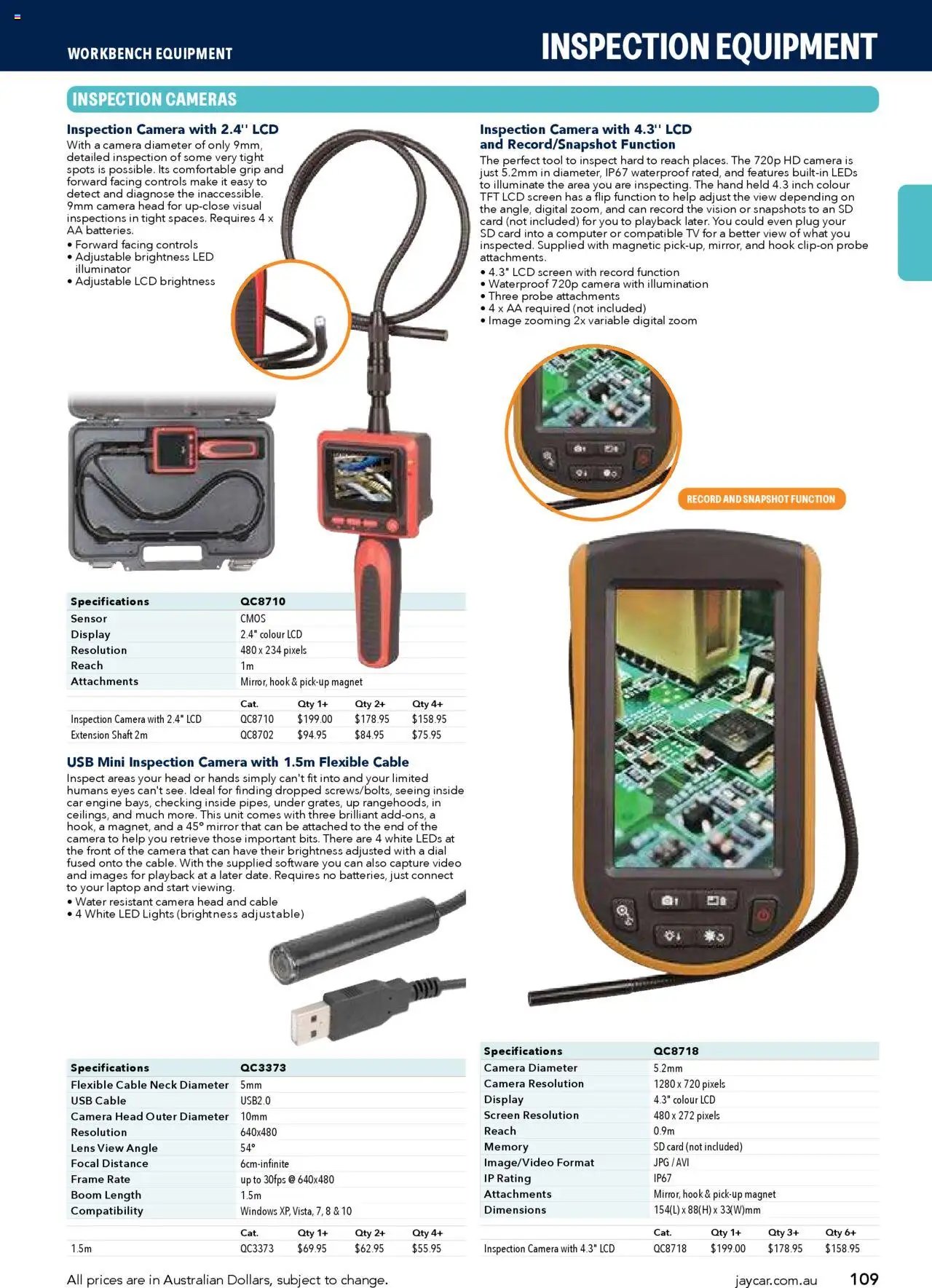 Jaycar Engineering & Scientific Catalogue 2025/2026  (2025-07-09 - 2026-07-09) | 109