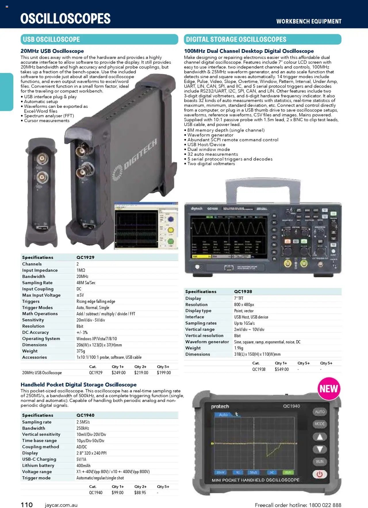 Jaycar Engineering & Scientific Catalogue 2025/2026  (2025-07-09 - 2026-07-09) | 110
