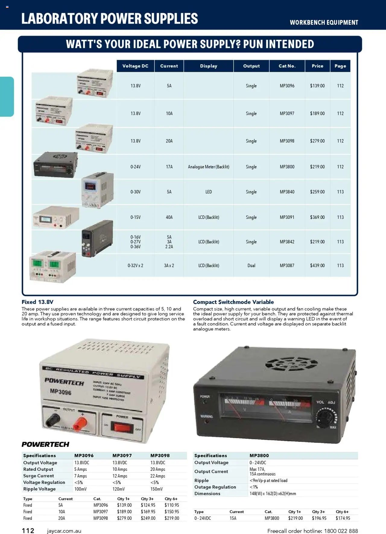 Jaycar Engineering & Scientific Catalogue 2025/2026  (2025-07-09 - 2026-07-09) | 112