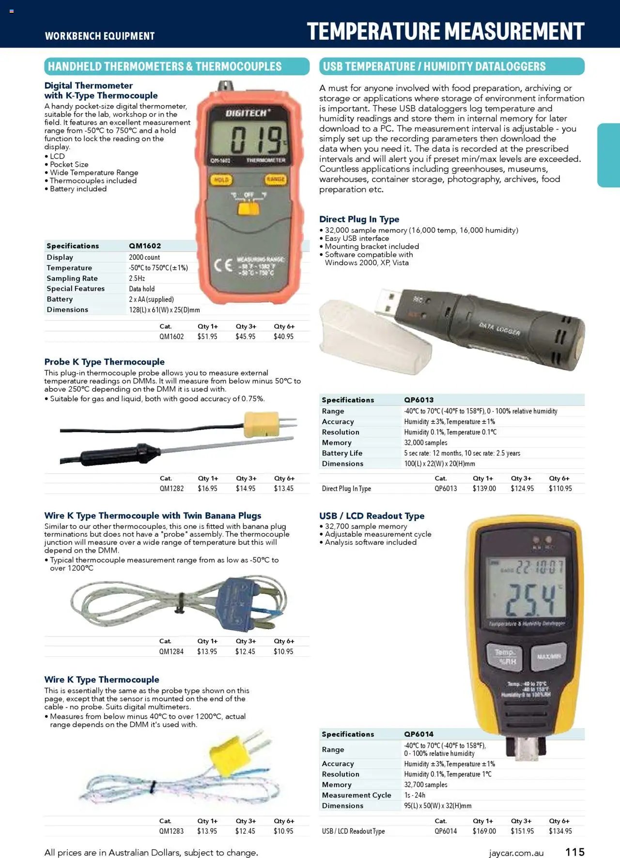 Jaycar Engineering & Scientific Catalogue 2025/2026  (2025-07-09 - 2026-07-09) | 115