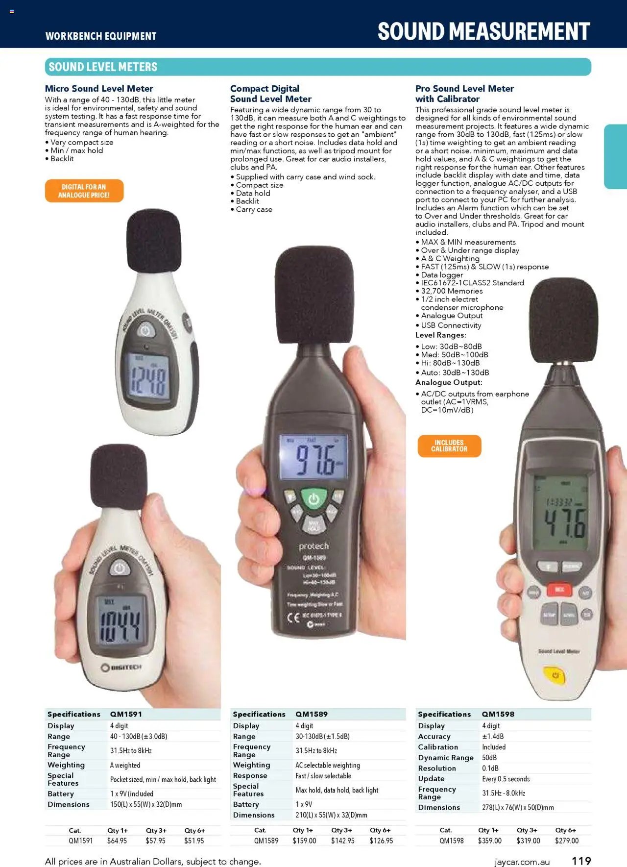 Jaycar Engineering & Scientific Catalogue 2025/2026  (2025-07-09 - 2026-07-09) | 119