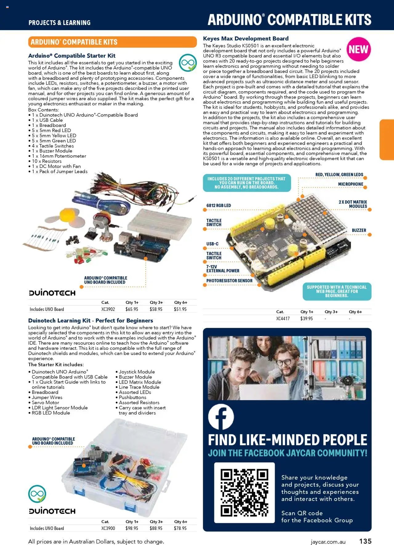 Jaycar Engineering & Scientific Catalogue 2025/2026  (2025-07-09 - 2026-07-09) | 135
