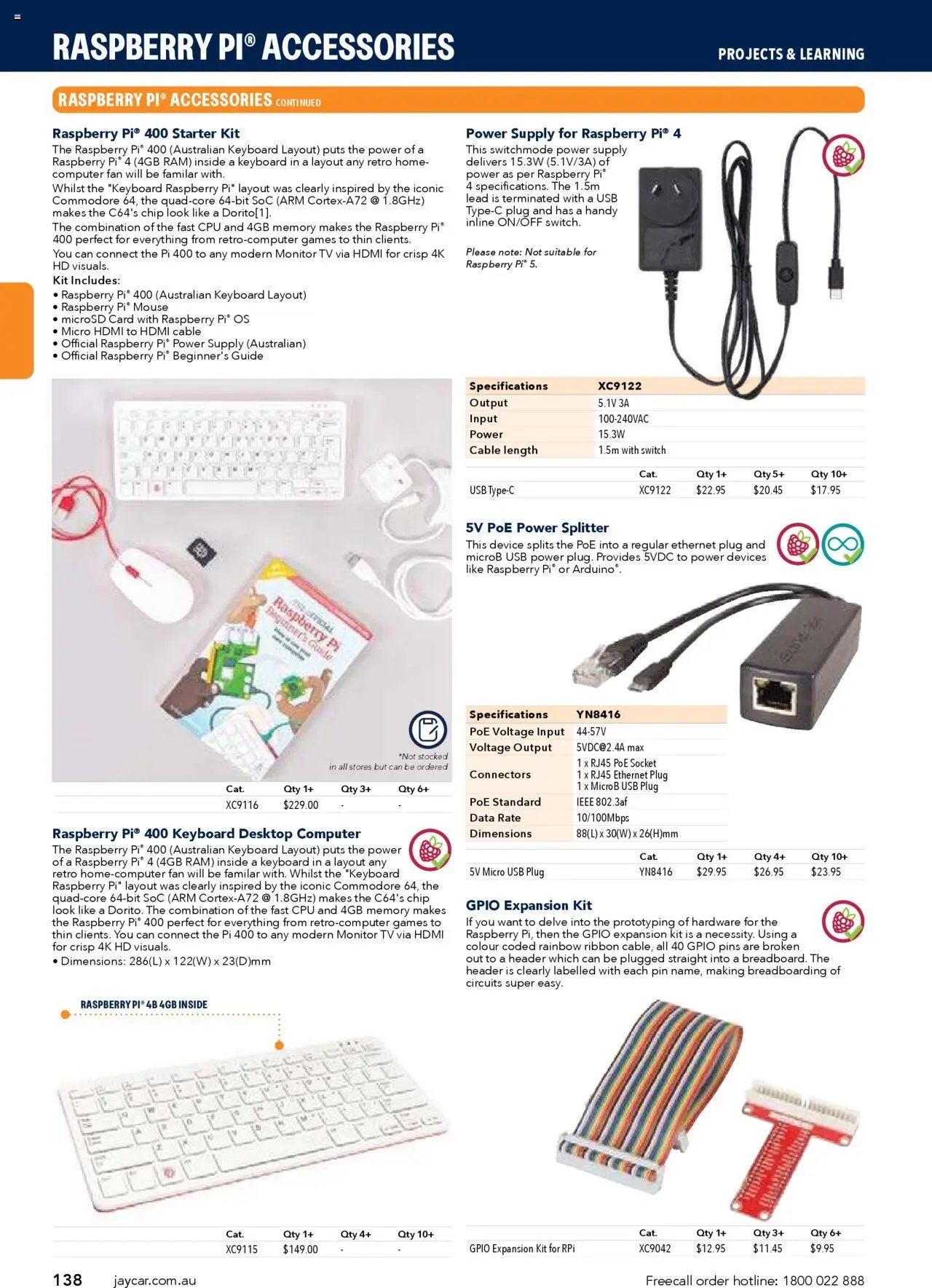 Jaycar Engineering & Scientific Catalogue 2025/2026  (2025-07-09 - 2026-07-09) | 138