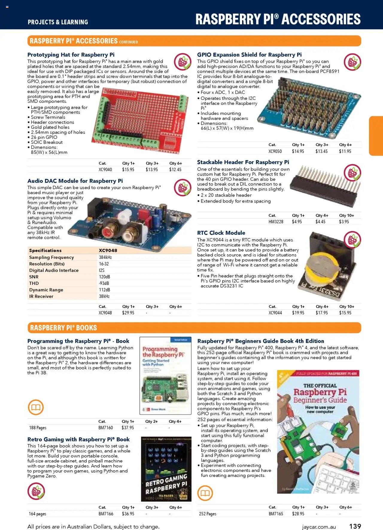 Jaycar Engineering & Scientific Catalogue 2025/2026  (2025-07-09 - 2026-07-09) | 139