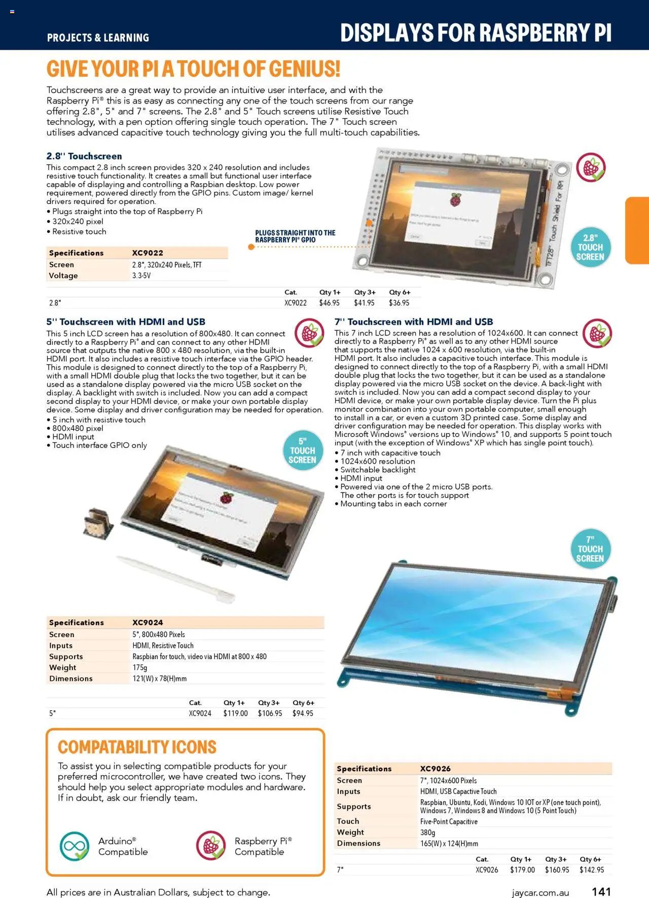 Jaycar Engineering & Scientific Catalogue 2025/2026  (2025-07-09 - 2026-07-09) | 141