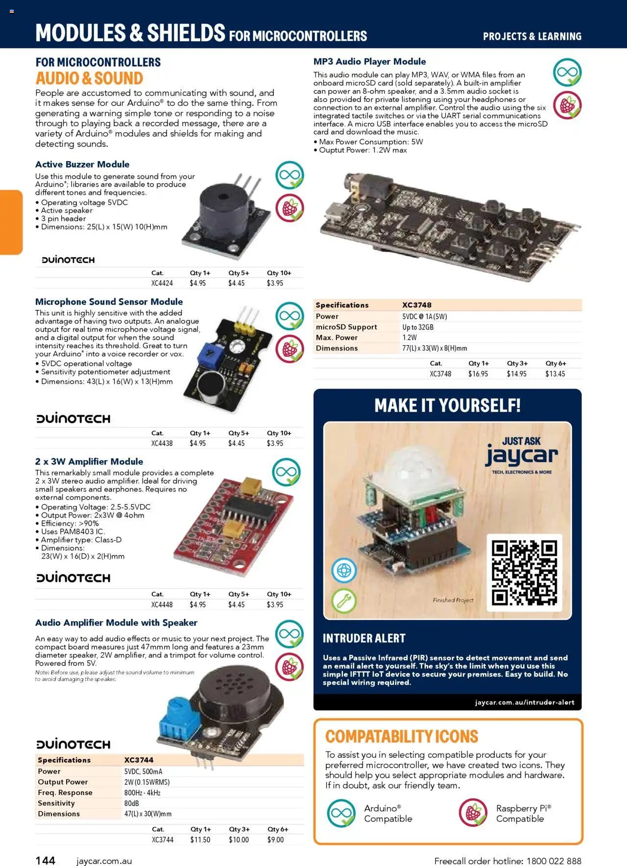 Jaycar Engineering & Scientific Catalogue 2025/2026  (2025-07-09 - 2026-07-09) | 144