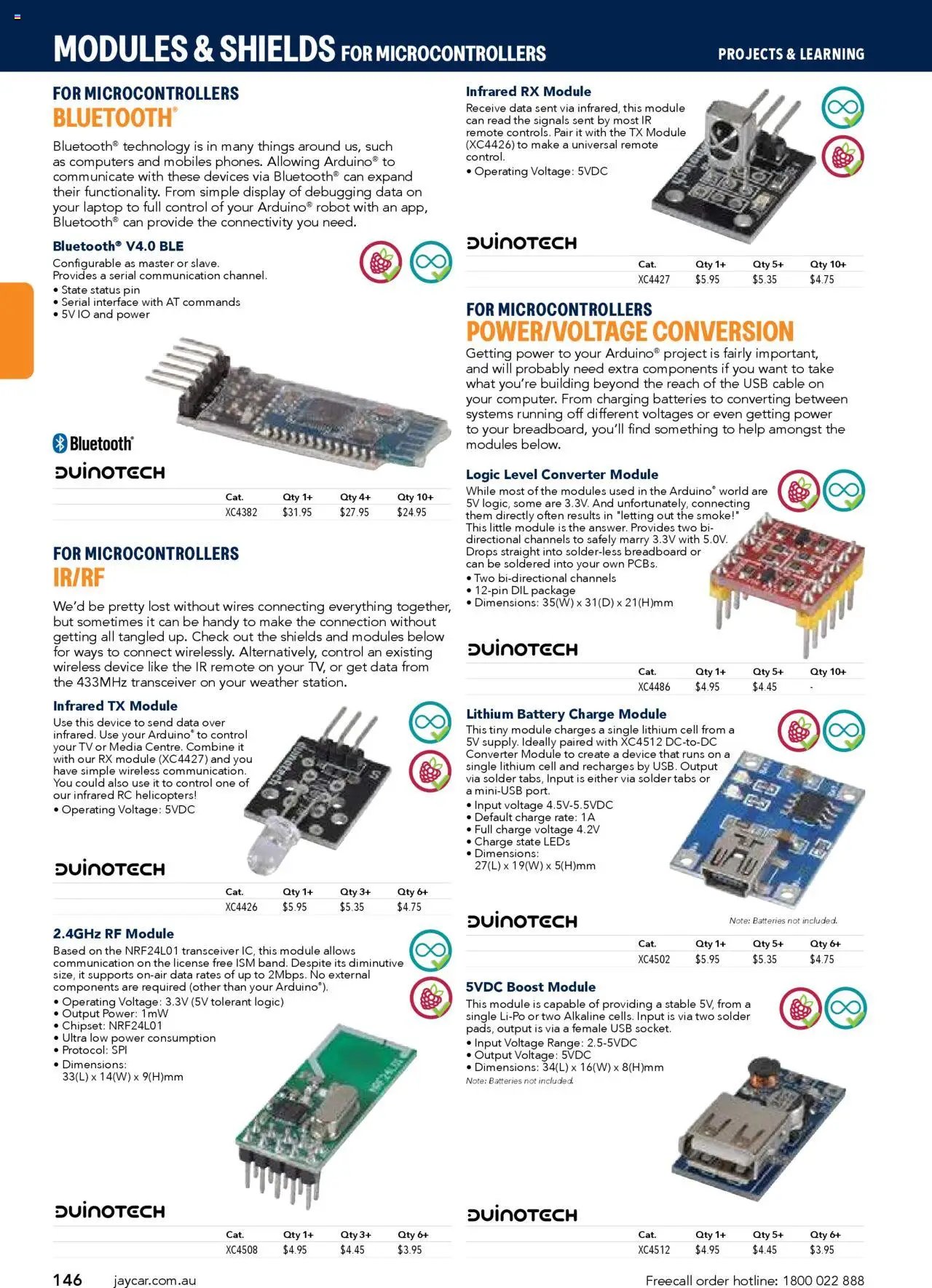 Jaycar Engineering & Scientific Catalogue 2025/2026  (2025-07-09 - 2026-07-09) | 146