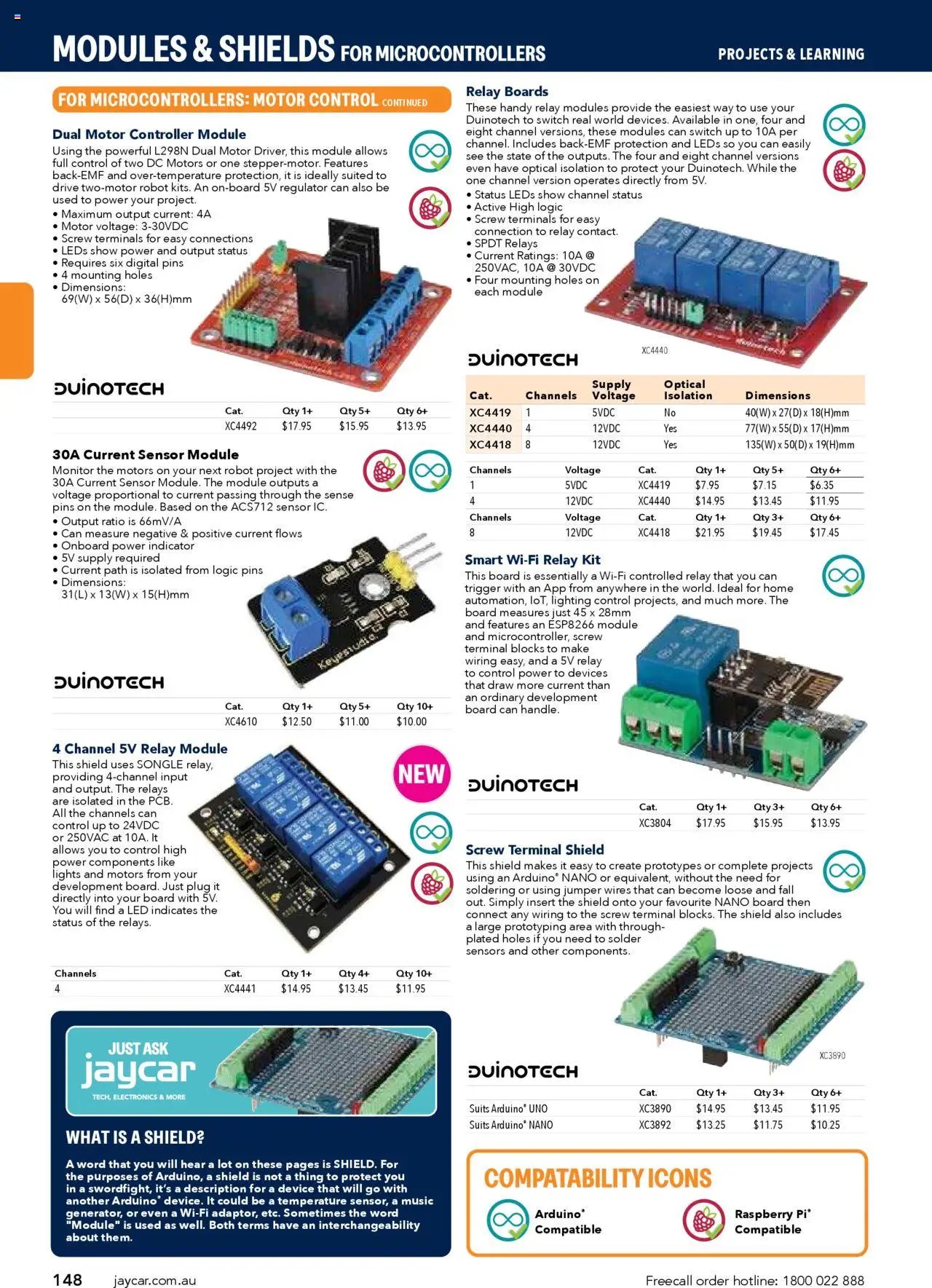 Jaycar Engineering & Scientific Catalogue 2025/2026  (2025-07-09 - 2026-07-09) | 148