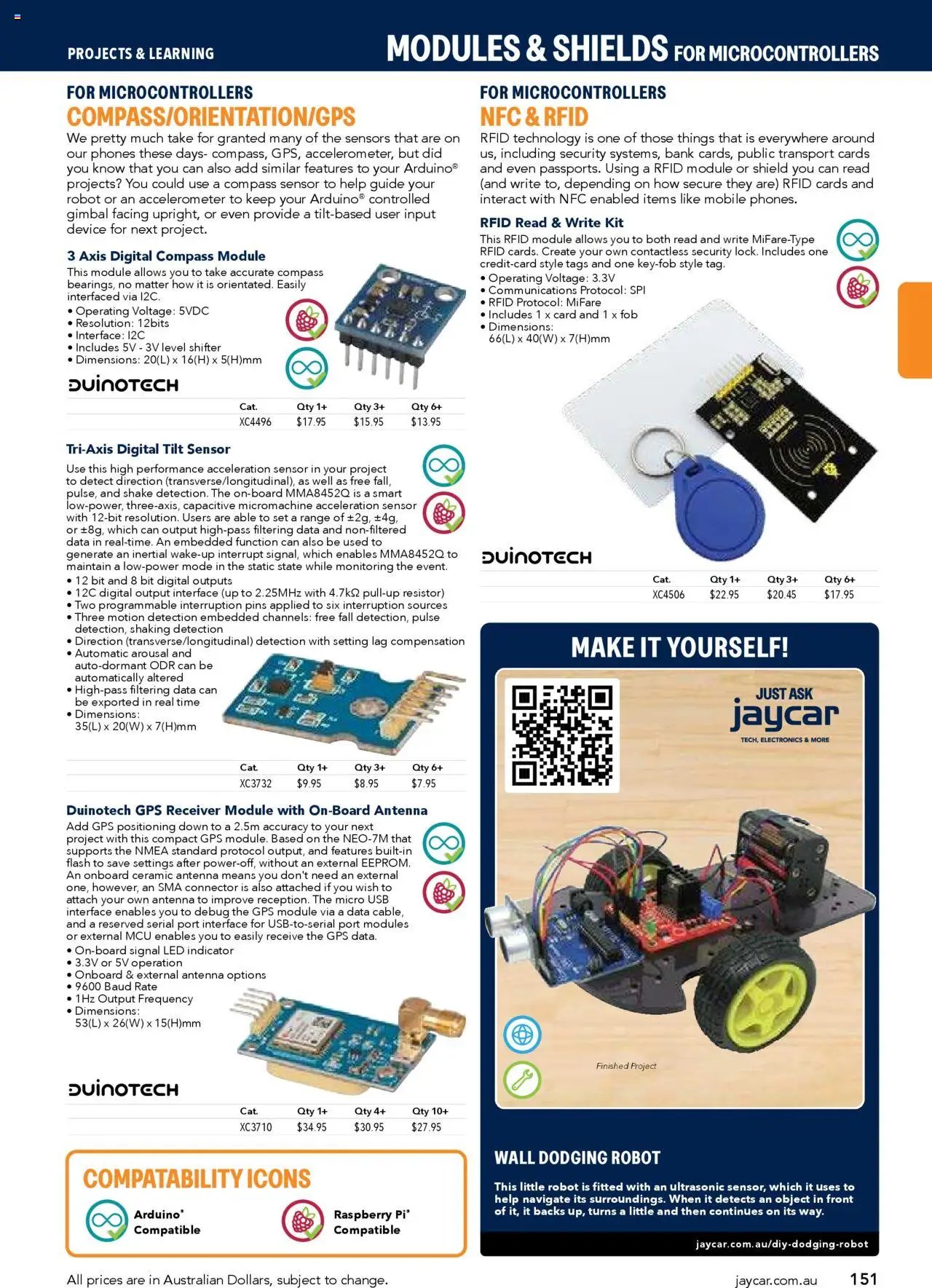 Jaycar Engineering & Scientific Catalogue 2025/2026  (2025-07-09 - 2026-07-09) | 151