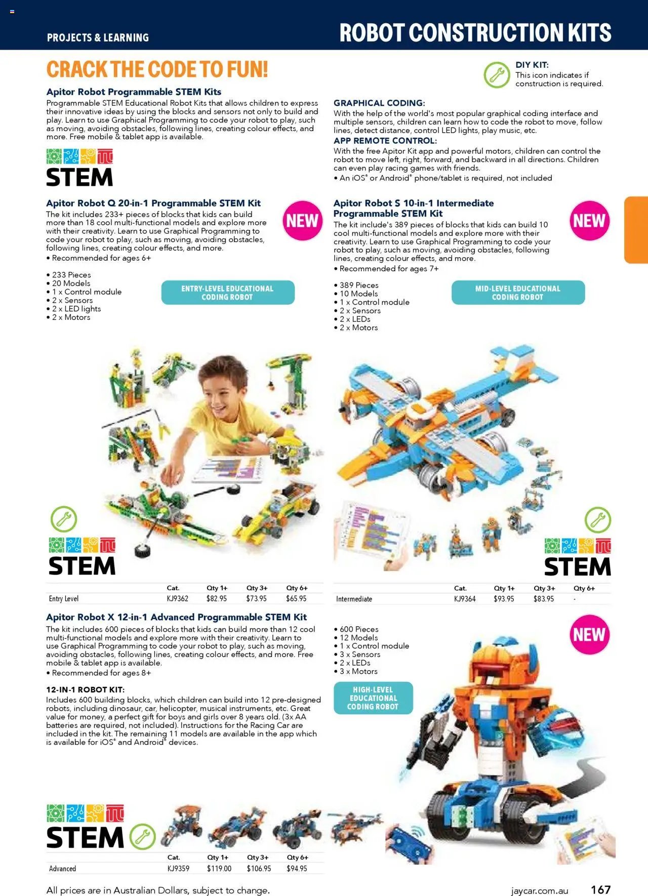 Jaycar Engineering & Scientific Catalogue 2025/2026  (2025-07-09 - 2026-07-09) | 167
