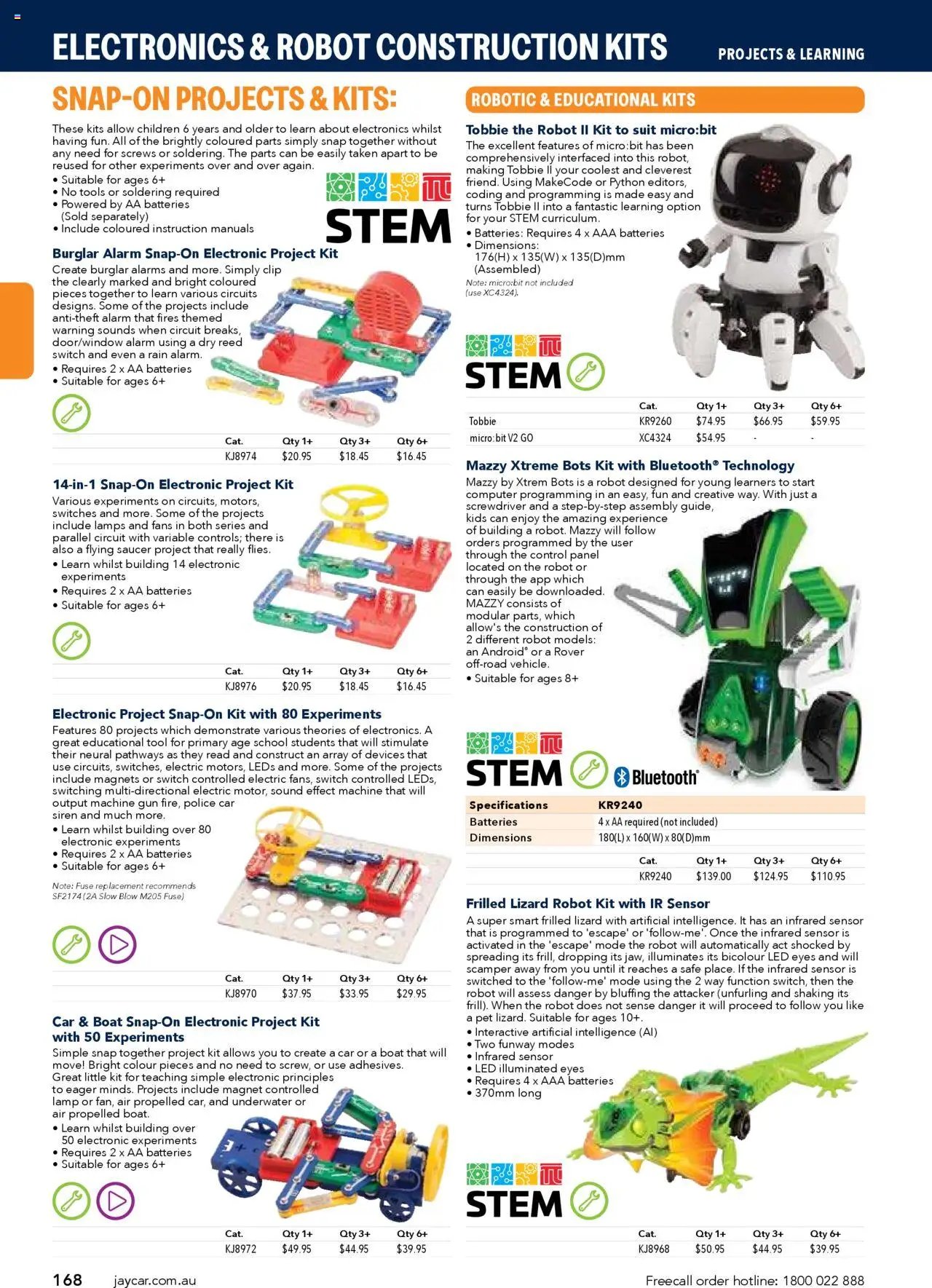Jaycar Engineering & Scientific Catalogue 2025/2026  (2025-07-09 - 2026-07-09) | 168