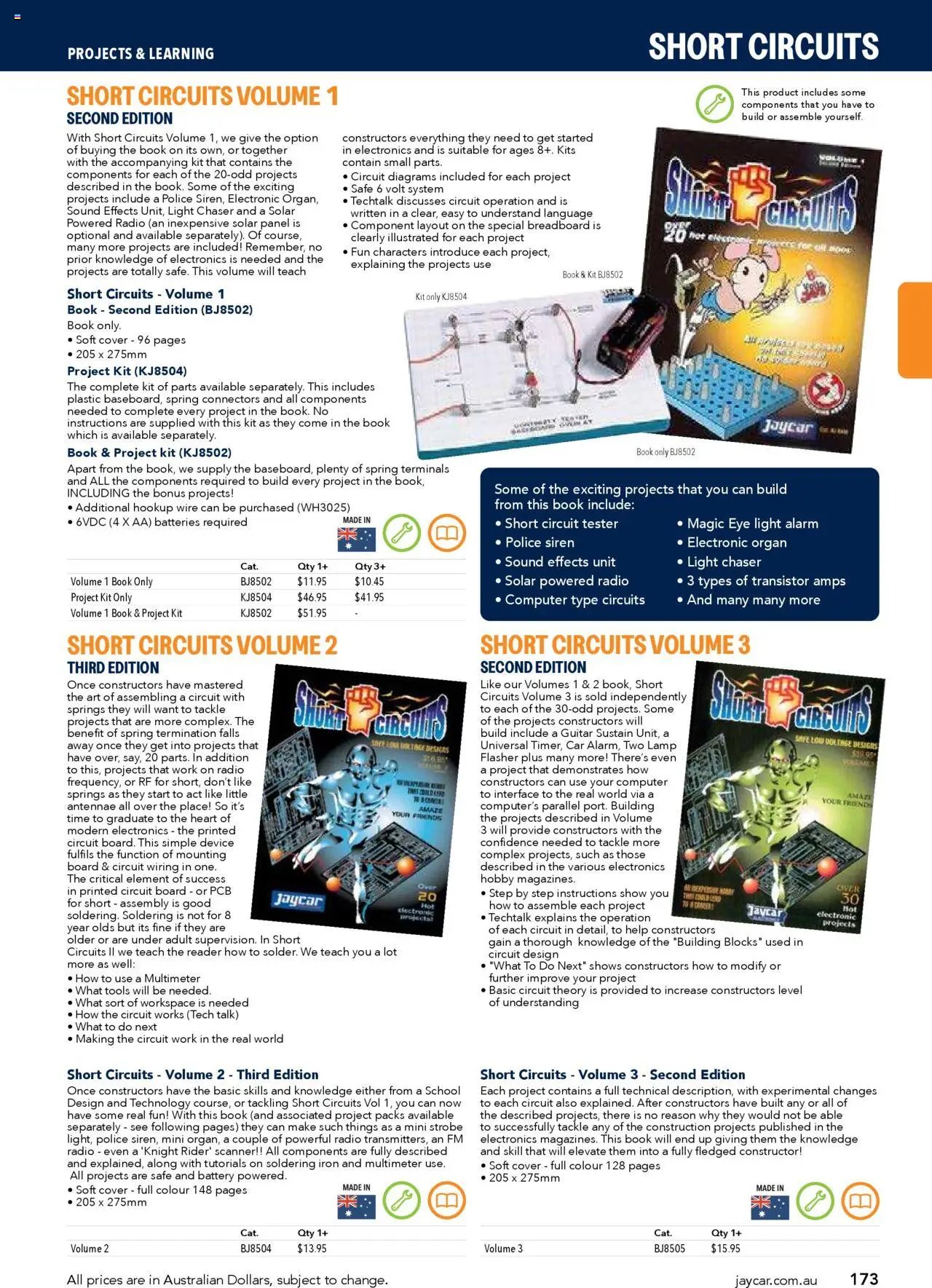 Jaycar Engineering & Scientific Catalogue 2025/2026  (2025-07-09 - 2026-07-09) | 173