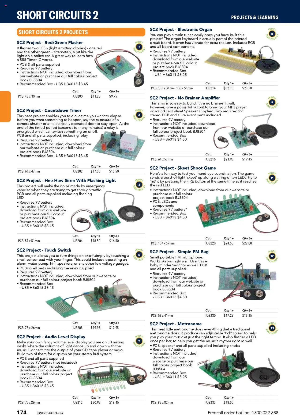 Jaycar Engineering & Scientific Catalogue 2025/2026  (2025-07-09 - 2026-07-09) | 174