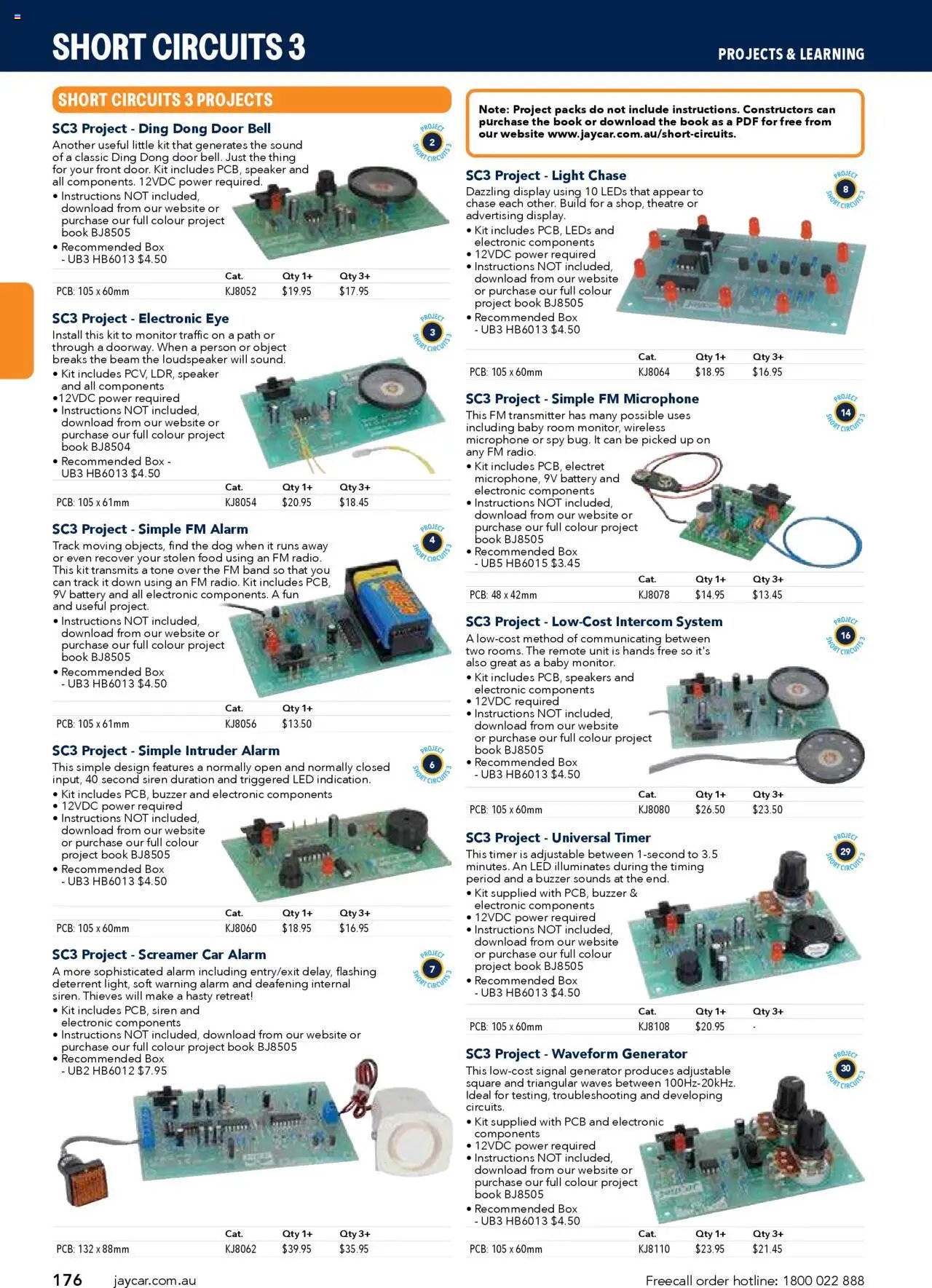 Jaycar Engineering & Scientific Catalogue 2025/2026  (2025-07-09 - 2026-07-09) | 176