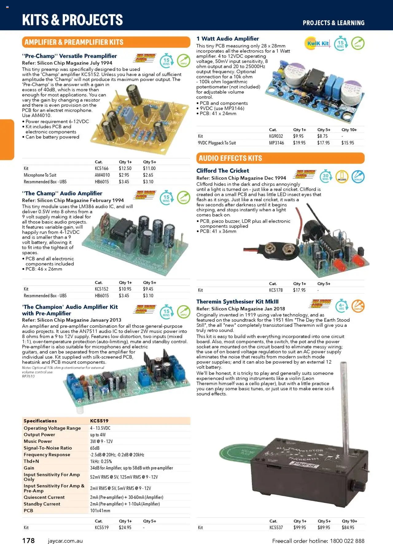 Jaycar Engineering & Scientific Catalogue 2025/2026  (2025-07-09 - 2026-07-09) | 178