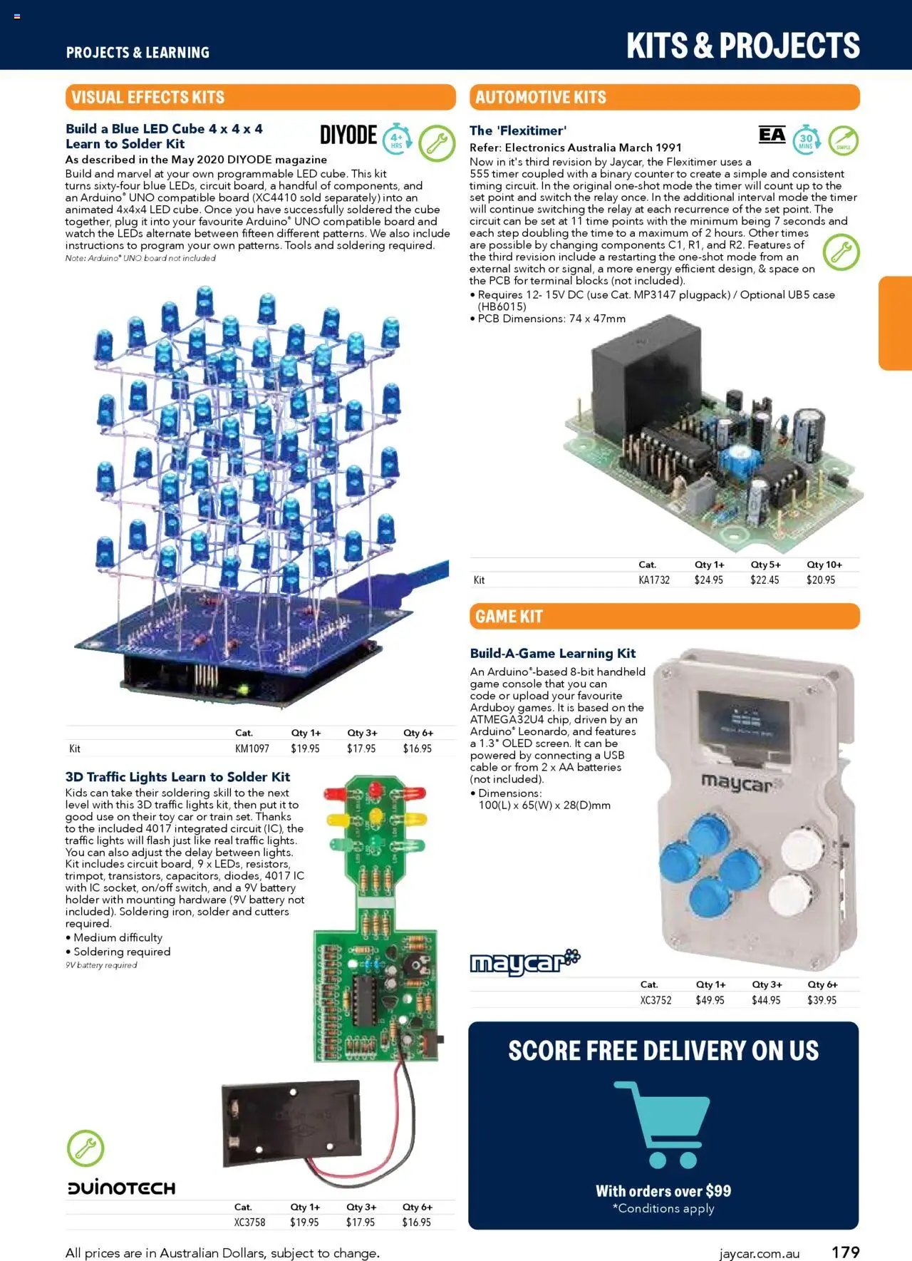 Jaycar Engineering & Scientific Catalogue 2025/2026  (2025-07-09 - 2026-07-09) | 179