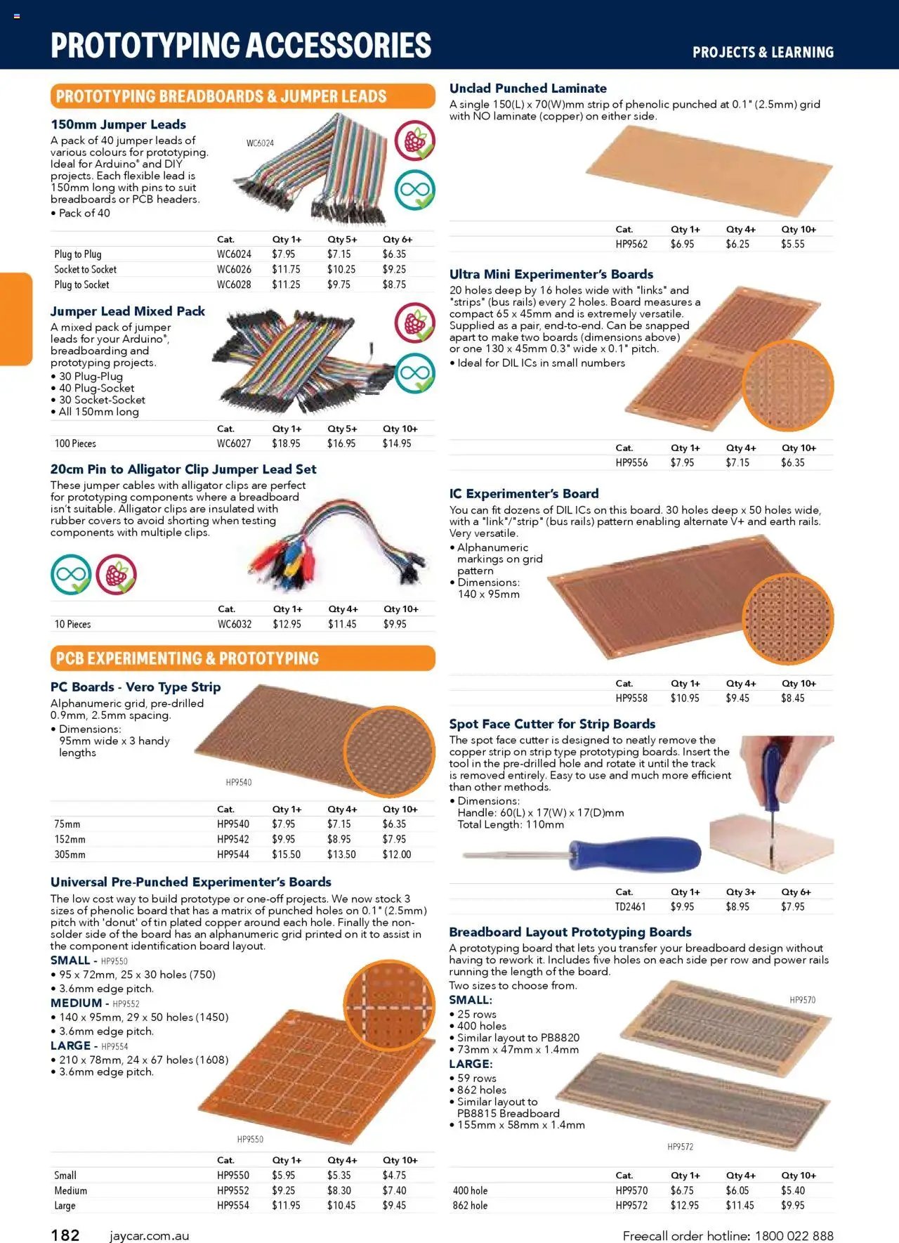 Jaycar Engineering & Scientific Catalogue 2025/2026  (2025-07-09 - 2026-07-09) | 182