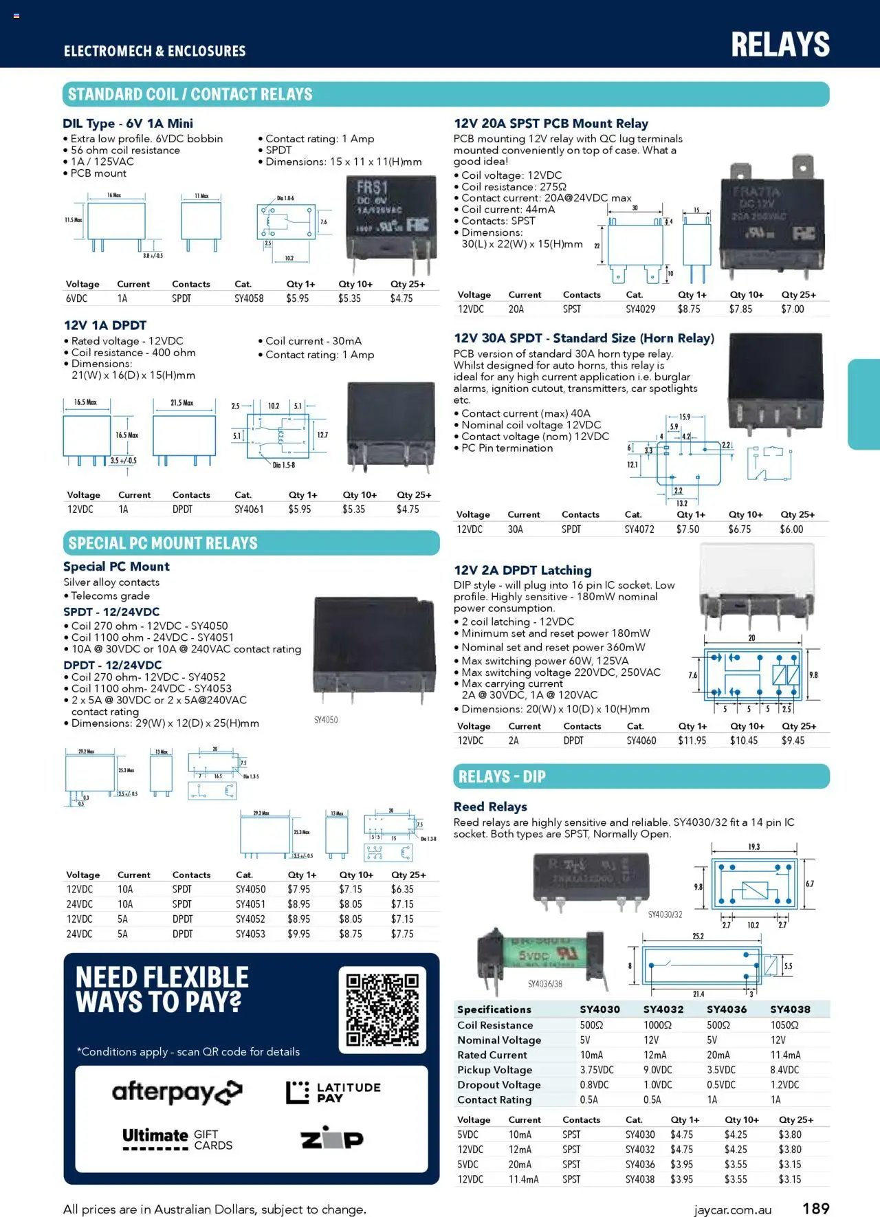 Jaycar Engineering & Scientific Catalogue 2025/2026  (2025-07-09 - 2026-07-09) | 189