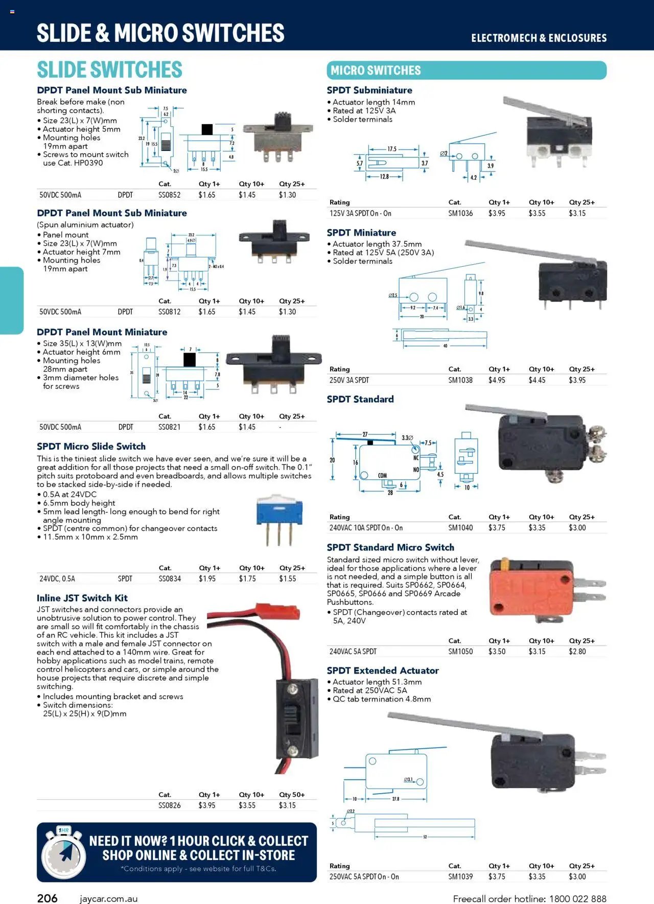 Jaycar Engineering & Scientific Catalogue 2025/2026  (2025-07-09 - 2026-07-09) | 206