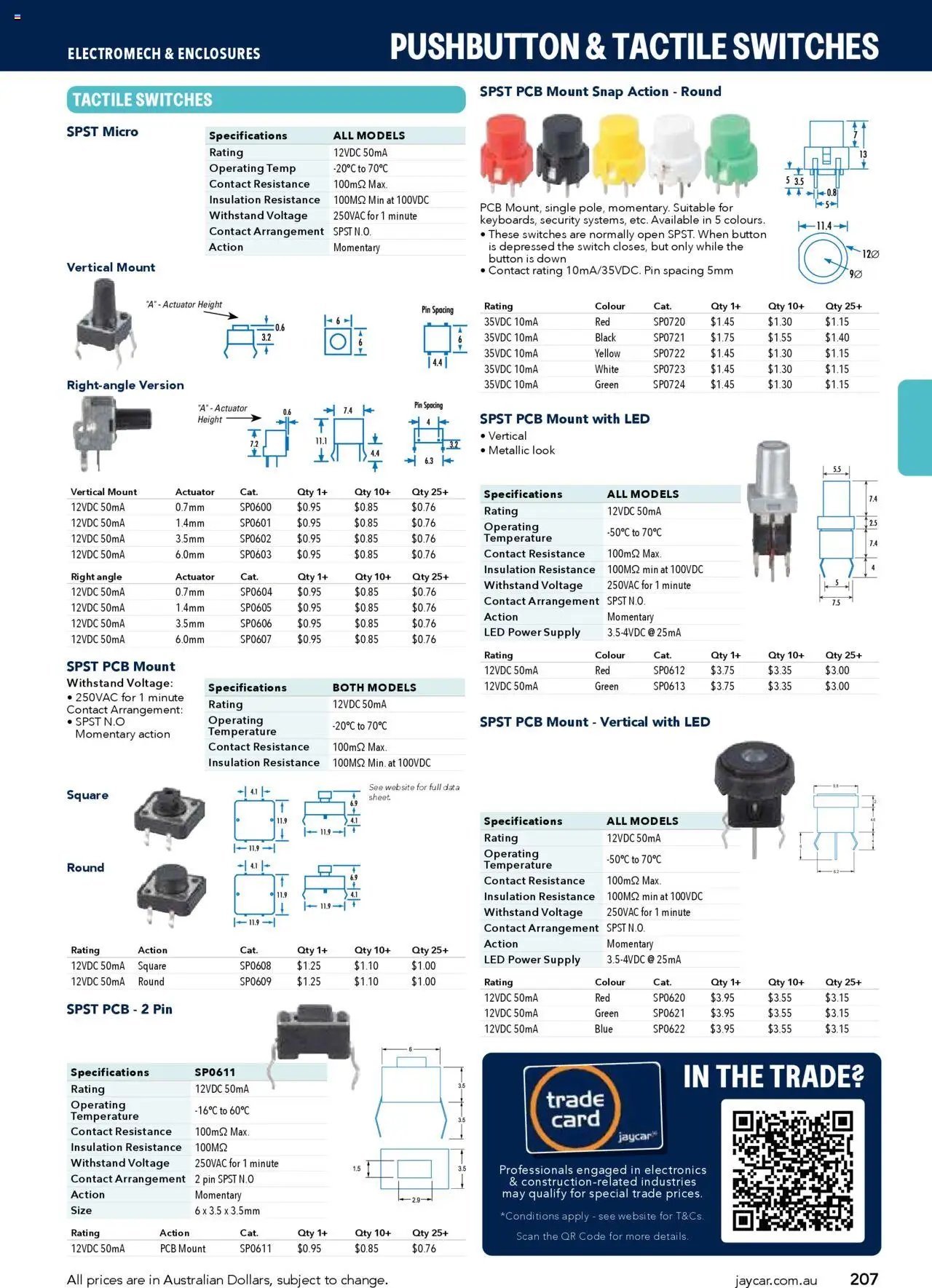 Jaycar Engineering & Scientific Catalogue 2025/2026  (2025-07-09 - 2026-07-09) | 207