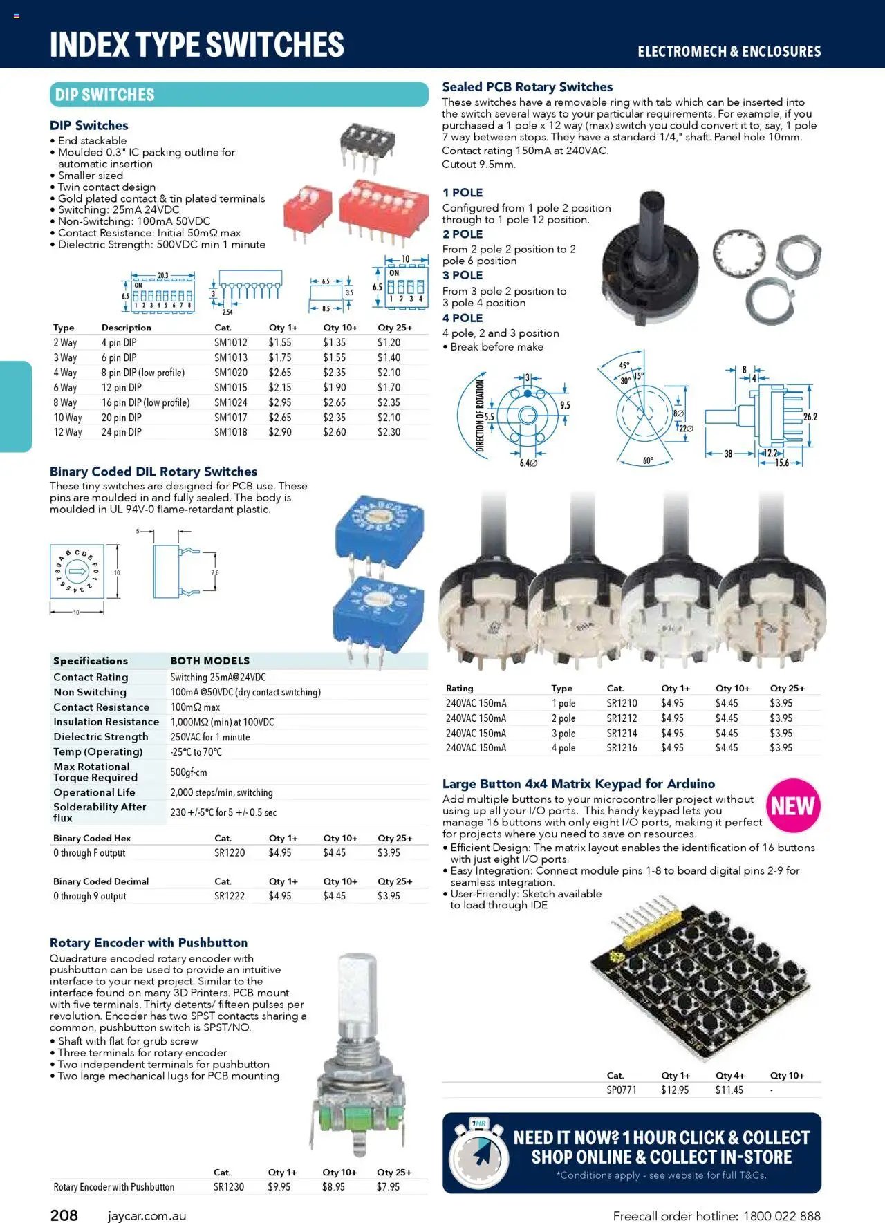 Jaycar Engineering & Scientific Catalogue 2025/2026  (2025-07-09 - 2026-07-09) | 208