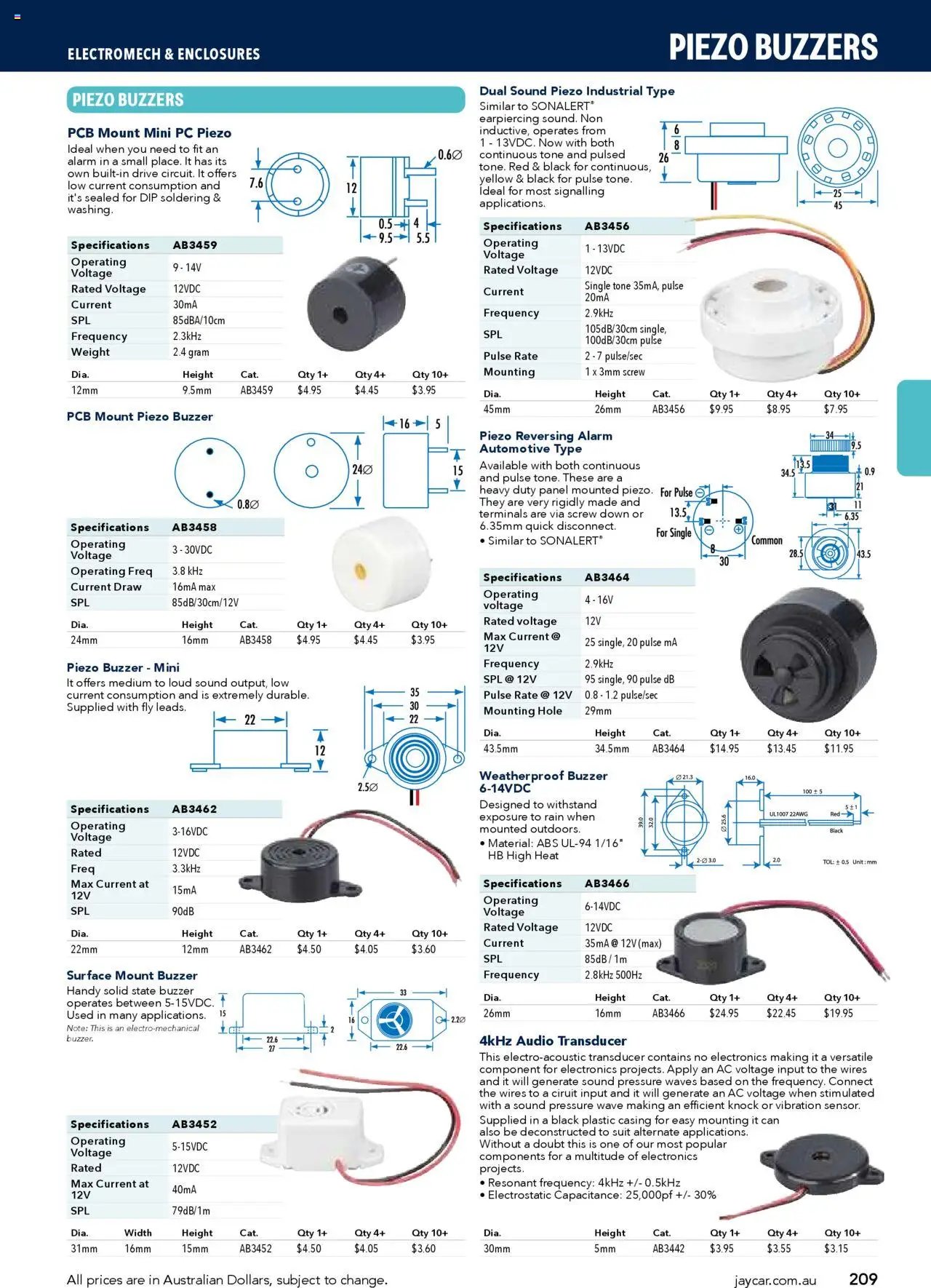 Jaycar Engineering & Scientific Catalogue 2025/2026  (2025-07-09 - 2026-07-09) | 209
