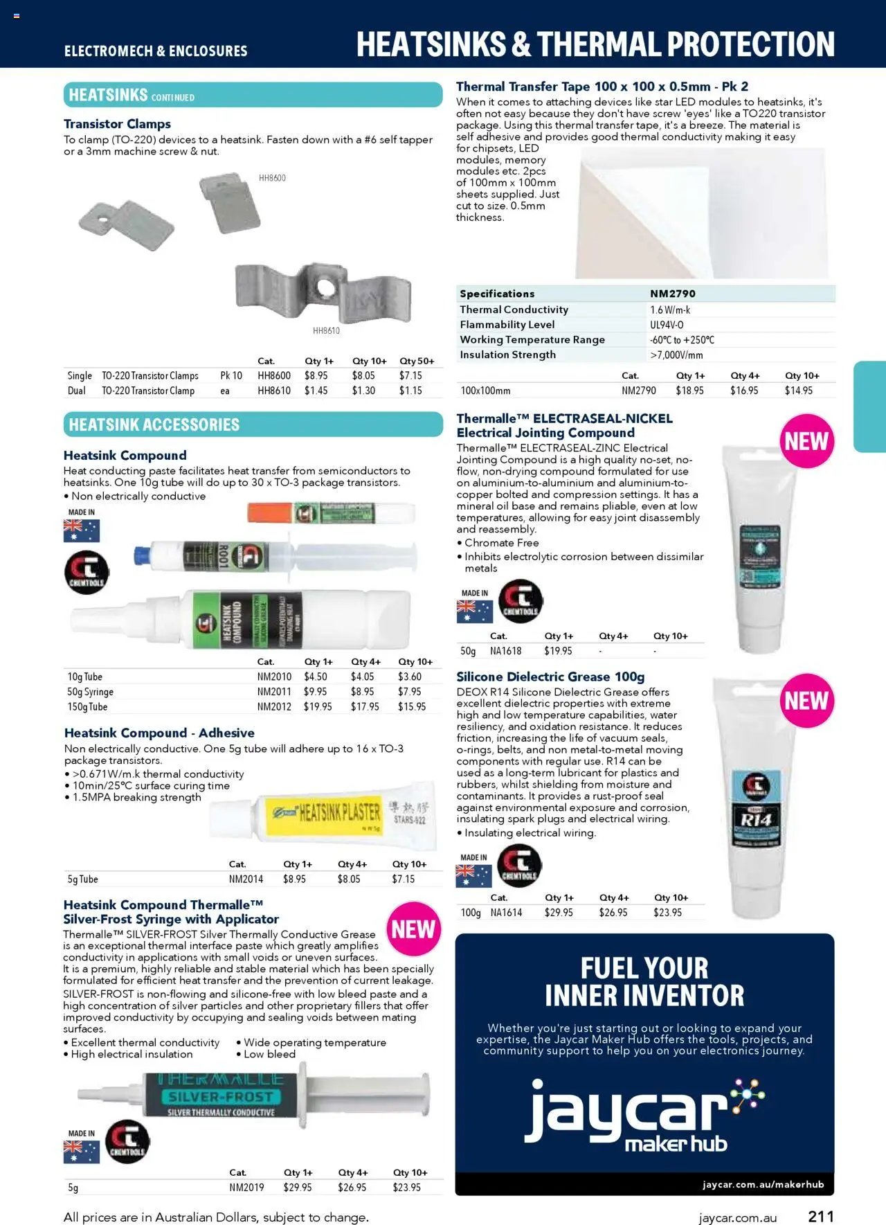Jaycar Engineering & Scientific Catalogue 2025/2026  (2025-07-09 - 2026-07-09) | 211