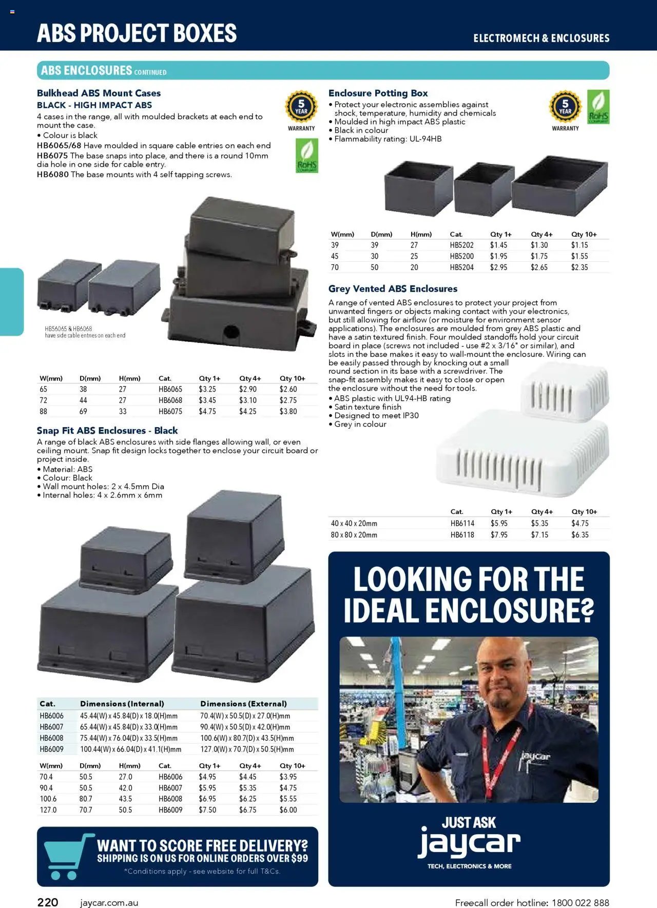 Jaycar Engineering & Scientific Catalogue 2025/2026  (2025-07-09 - 2026-07-09) | 220