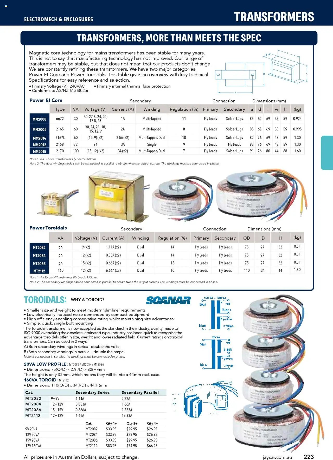 Jaycar Engineering & Scientific Catalogue 2025/2026  (2025-07-09 - 2026-07-09) | 223