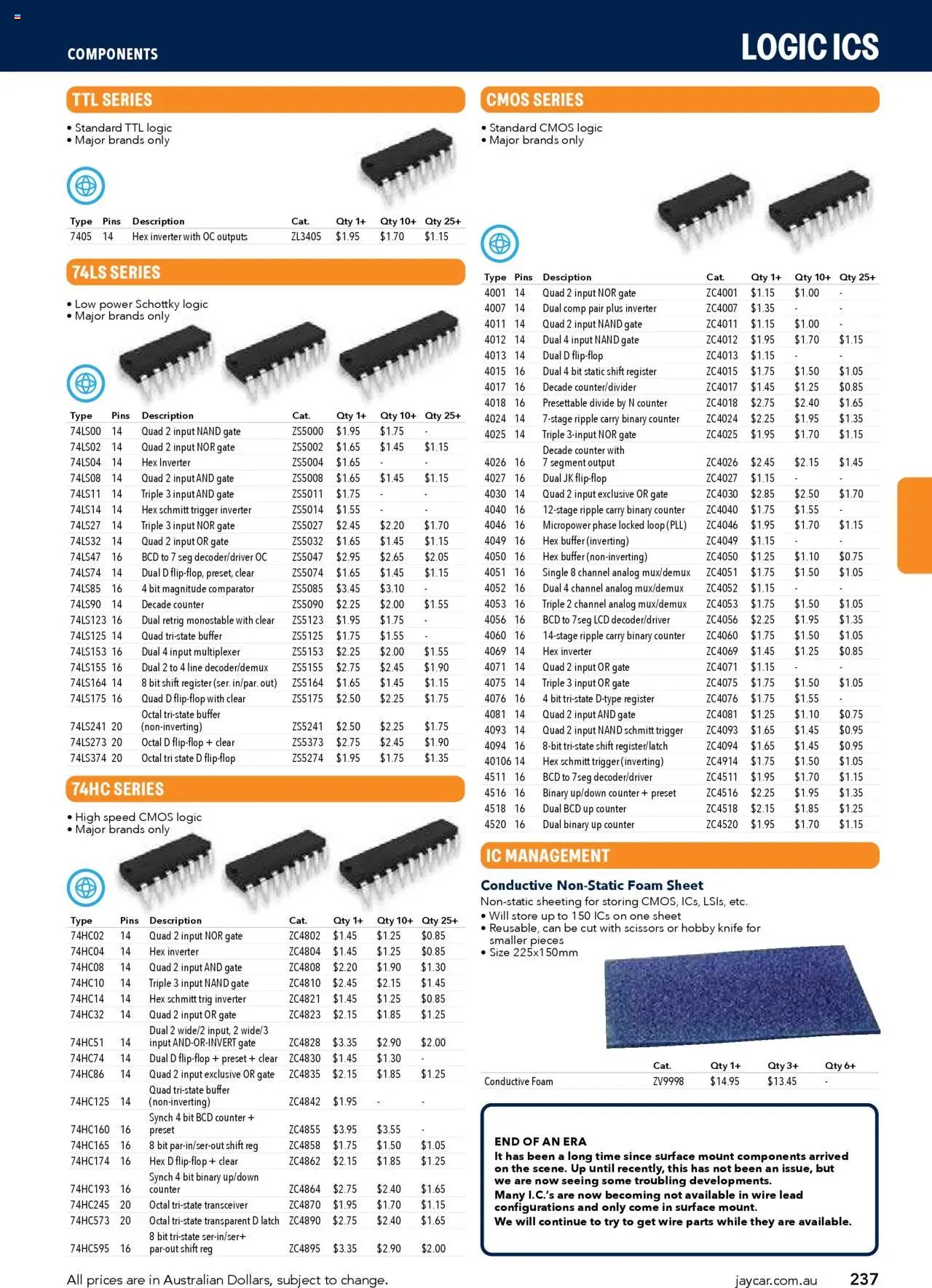 Jaycar Engineering & Scientific Catalogue 2025/2026  (2025-07-09 - 2026-07-09) | 237