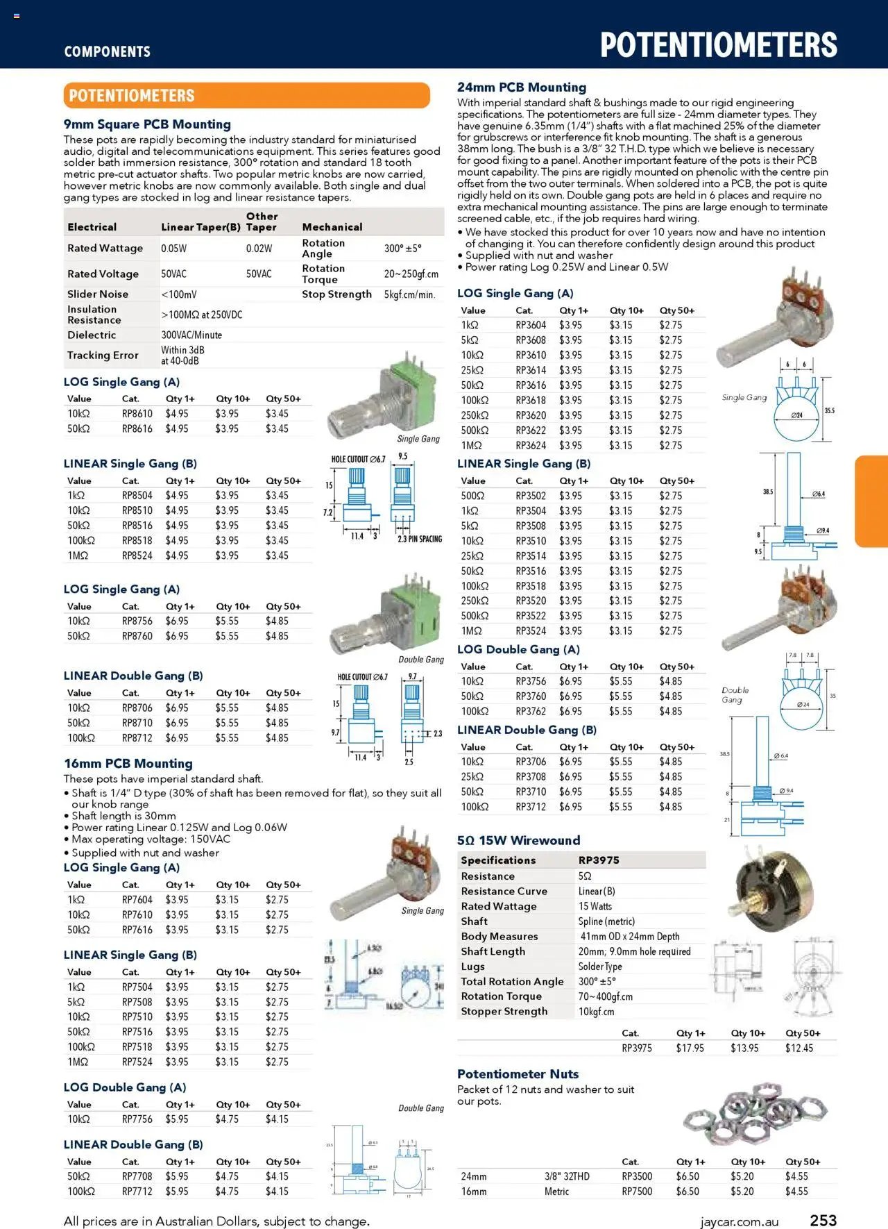 Jaycar Engineering & Scientific Catalogue 2025/2026  (2025-07-09 - 2026-07-09) | 253