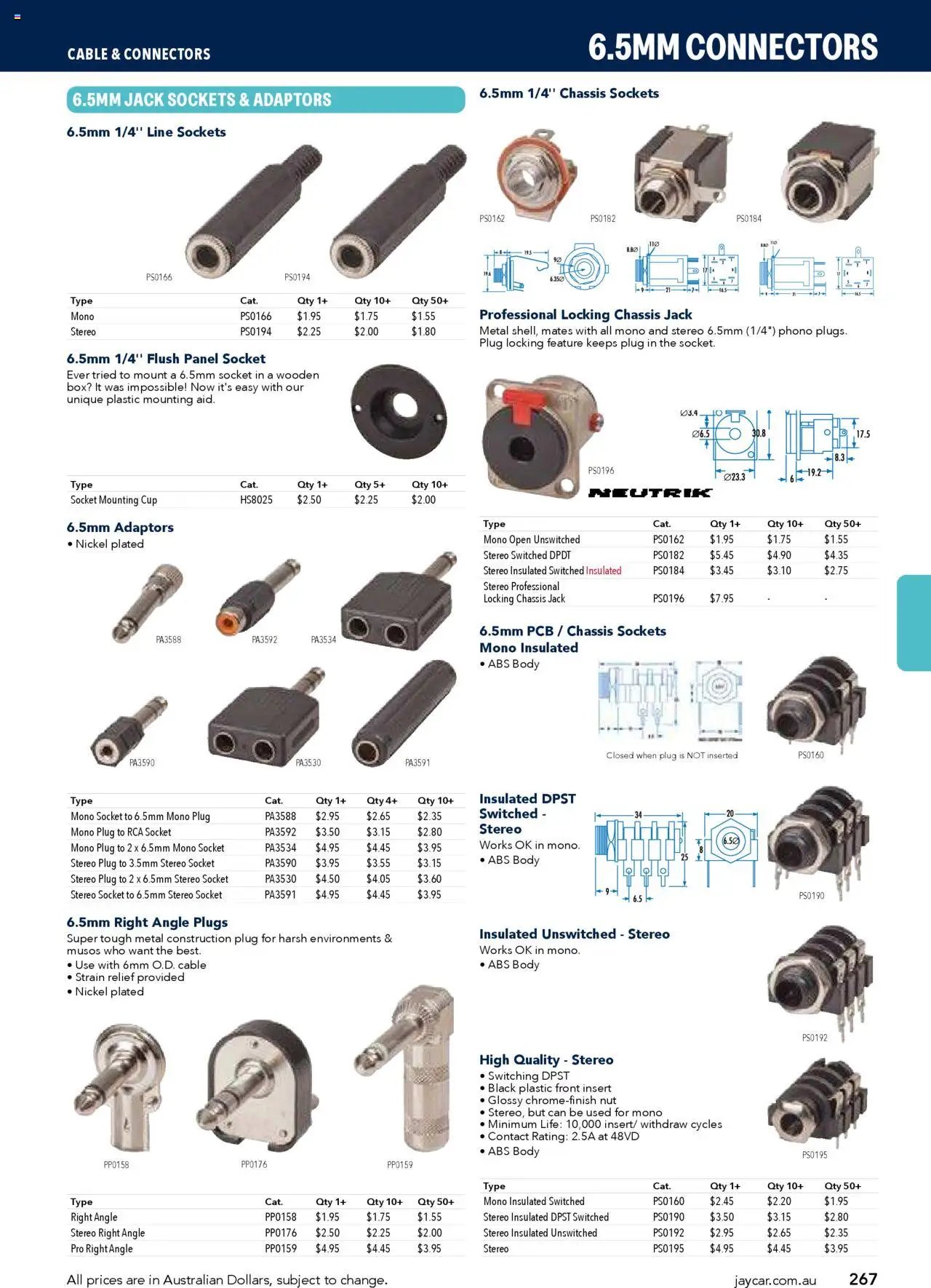Jaycar Engineering & Scientific Catalogue 2025/2026  (2025-07-09 - 2026-07-09) | 267