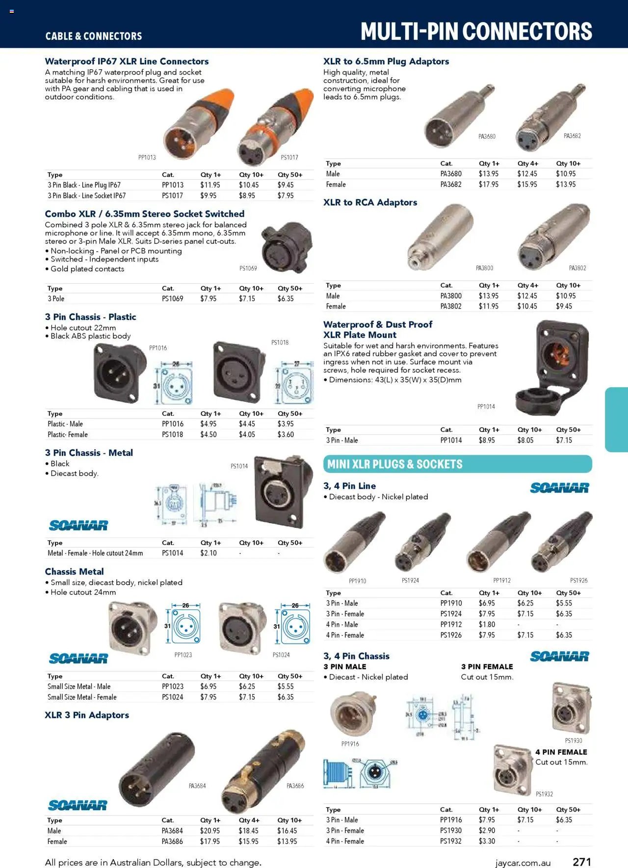Jaycar Engineering & Scientific Catalogue 2025/2026  (2025-07-09 - 2026-07-09) | 271