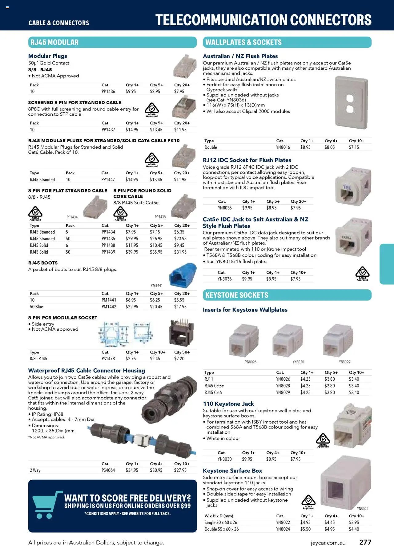 Jaycar Engineering & Scientific Catalogue 2025/2026  (2025-07-09 - 2026-07-09) | 277