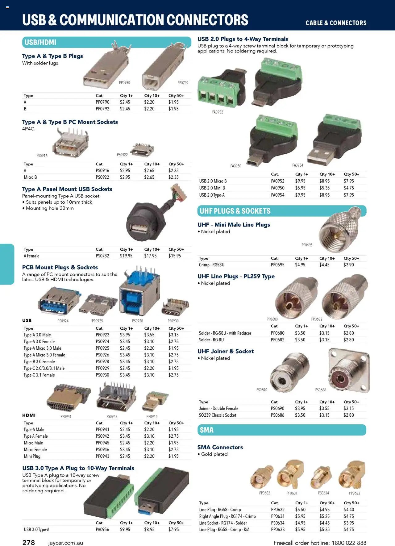 Jaycar Engineering & Scientific Catalogue 2025/2026  (2025-07-09 - 2026-07-09) | 278