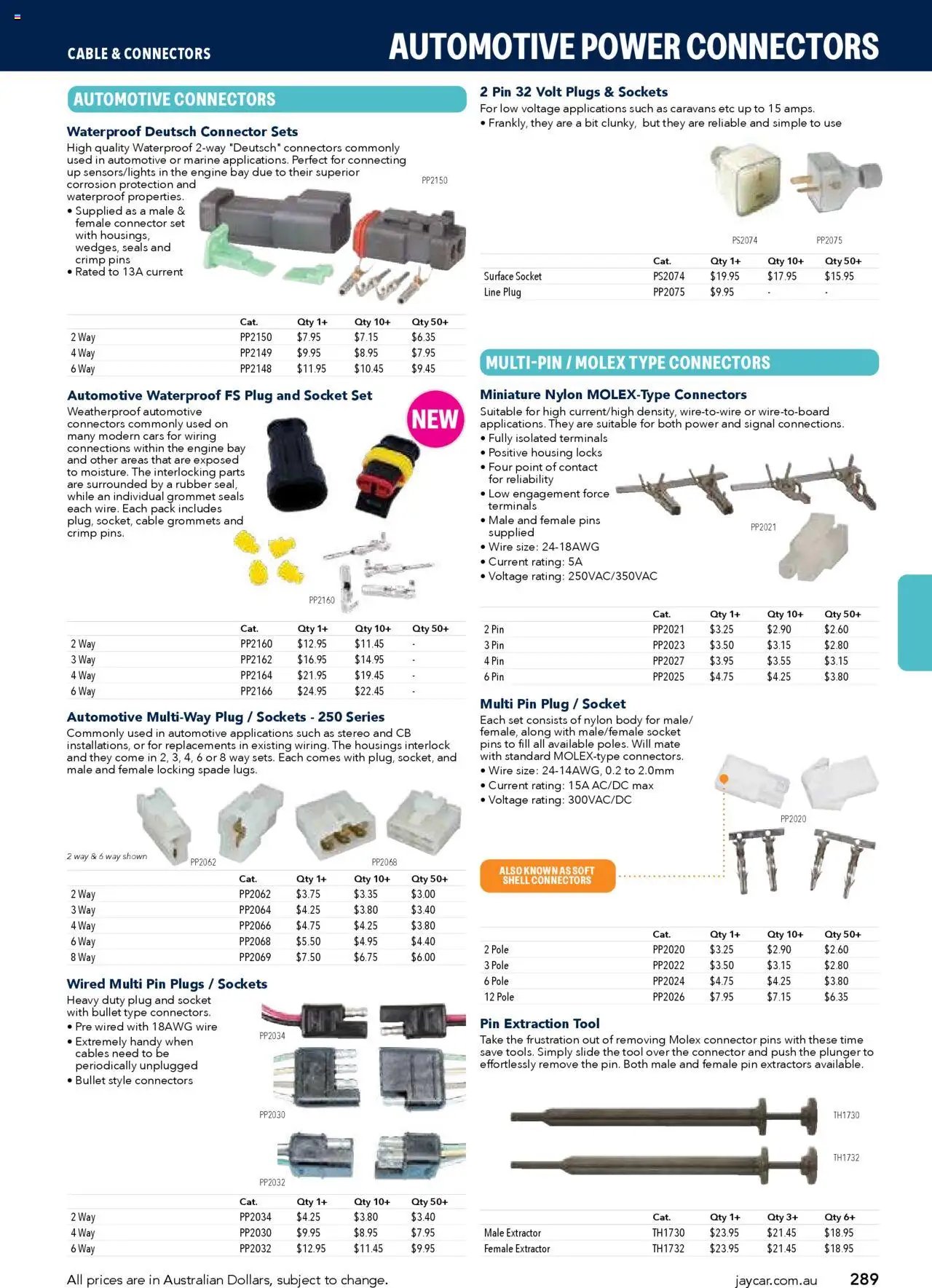 Jaycar Engineering & Scientific Catalogue 2025/2026  (2025-07-09 - 2026-07-09) | 289