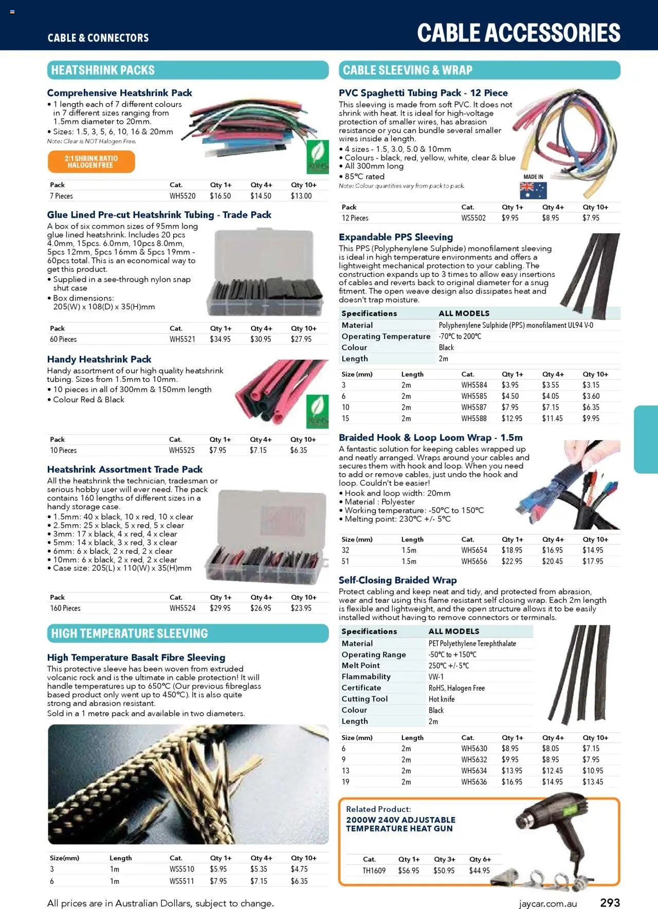 Jaycar Engineering & Scientific Catalogue 2025/2026  (2025-07-09 - 2026-07-09) | 293
