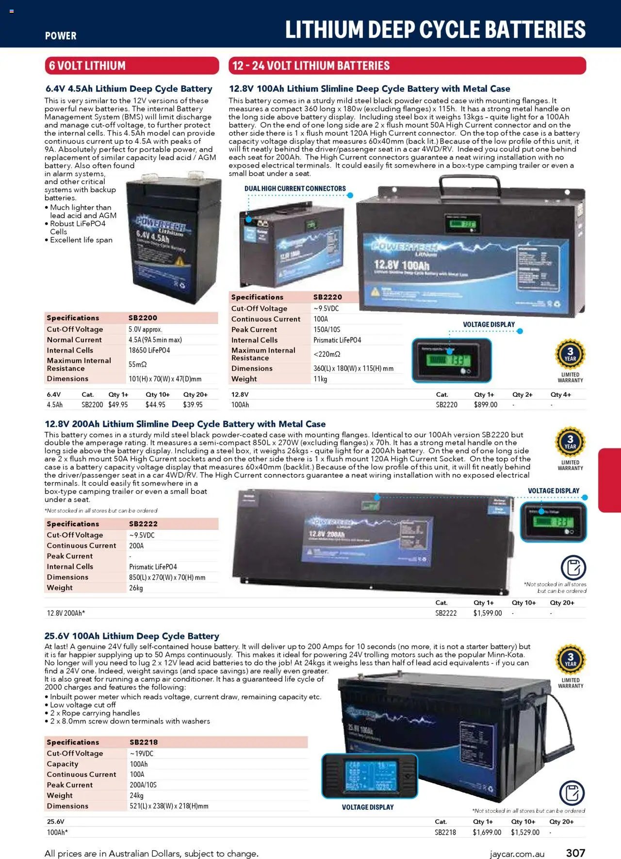 Jaycar Engineering & Scientific Catalogue 2025/2026  (2025-07-09 - 2026-07-09) | 307